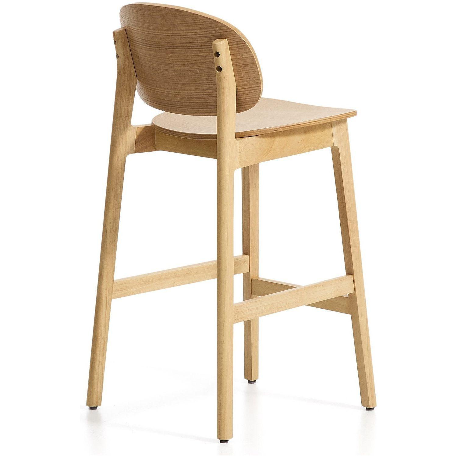 Barhocker Ludara aus Eichenfurnier 65 cm