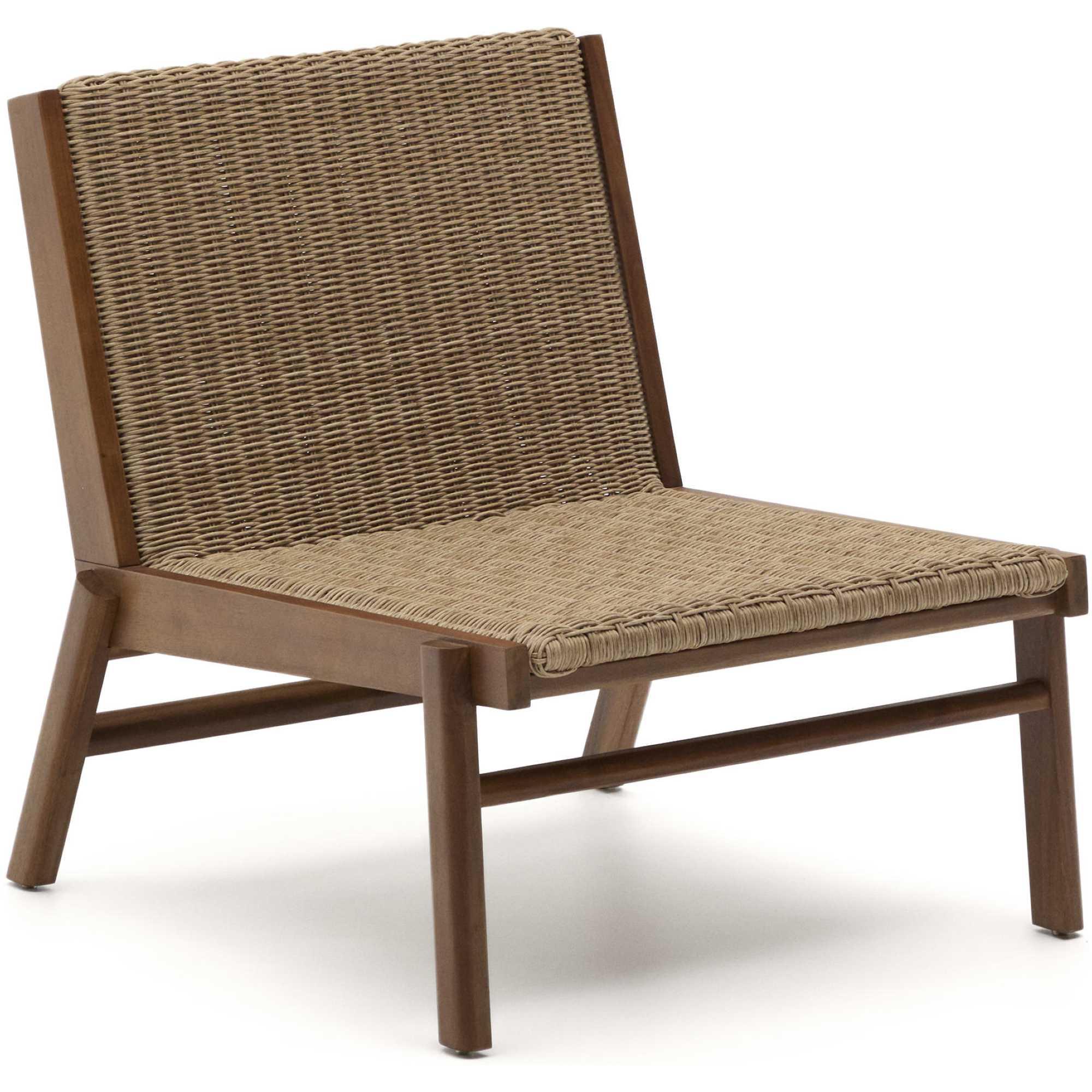Gartensessel Sofa Itani Teakholz massiv synthetischem Rattan FSC 100%
