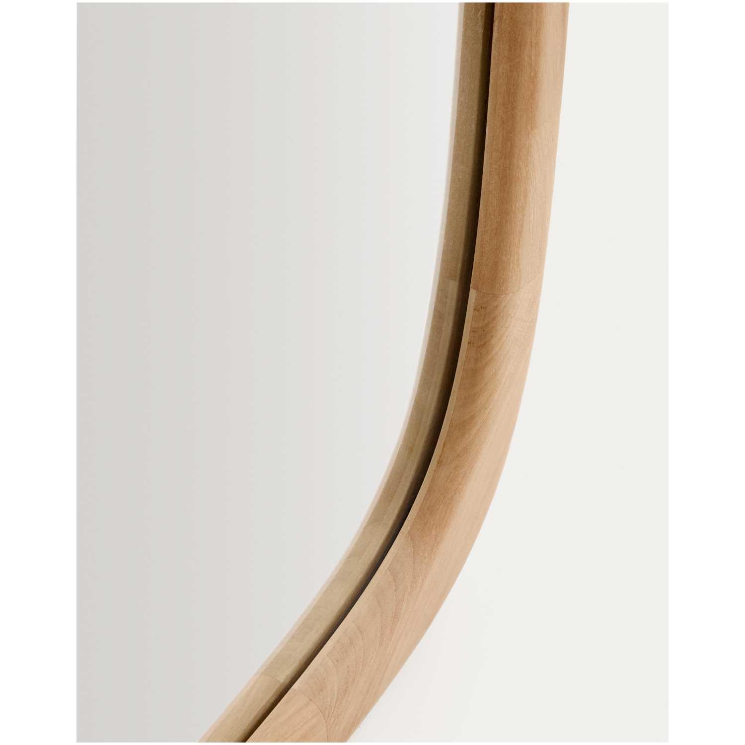 Wandspiegel Alura organisch Teakholz natur 94x192 FSC 100%