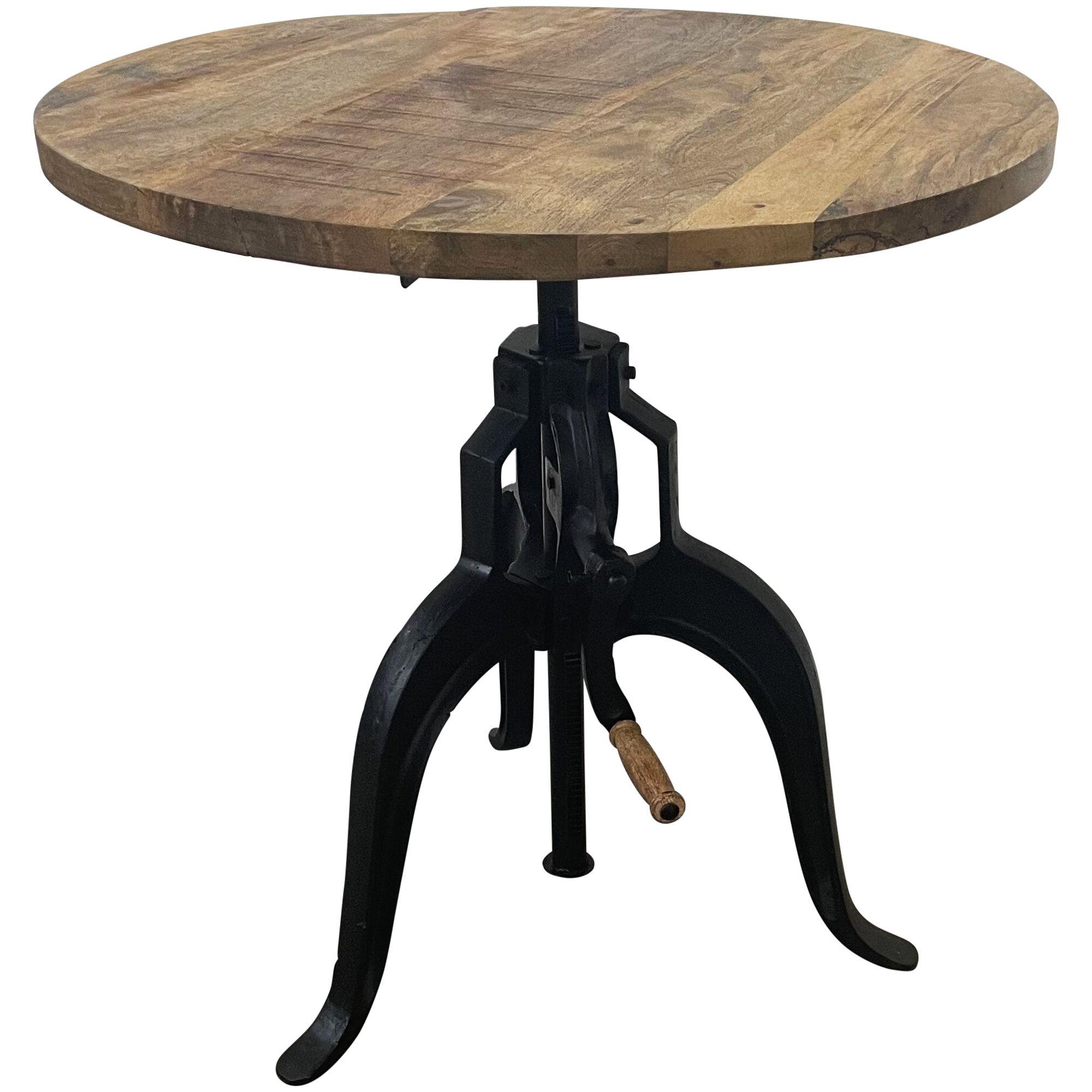 Bartisch Bistrotisch Industry Loft Gusseisen Mango 75x75