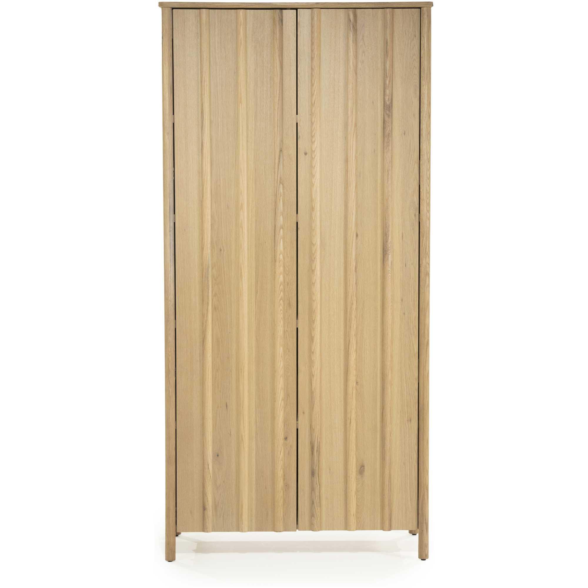 Holzschrank Paul Eichenholz natur 102x210