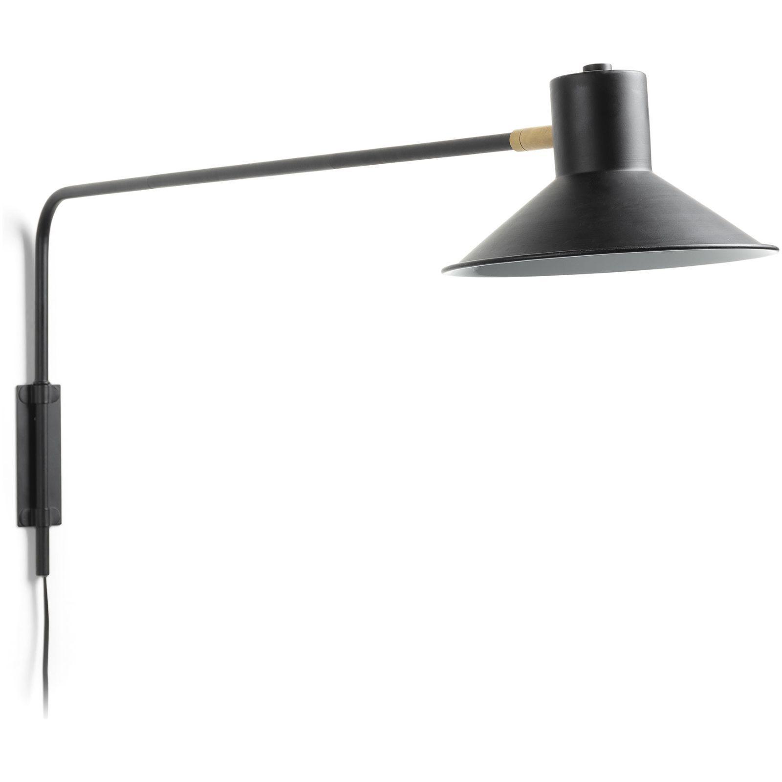 Wandleuchte Aria Metall schwarz 86cm