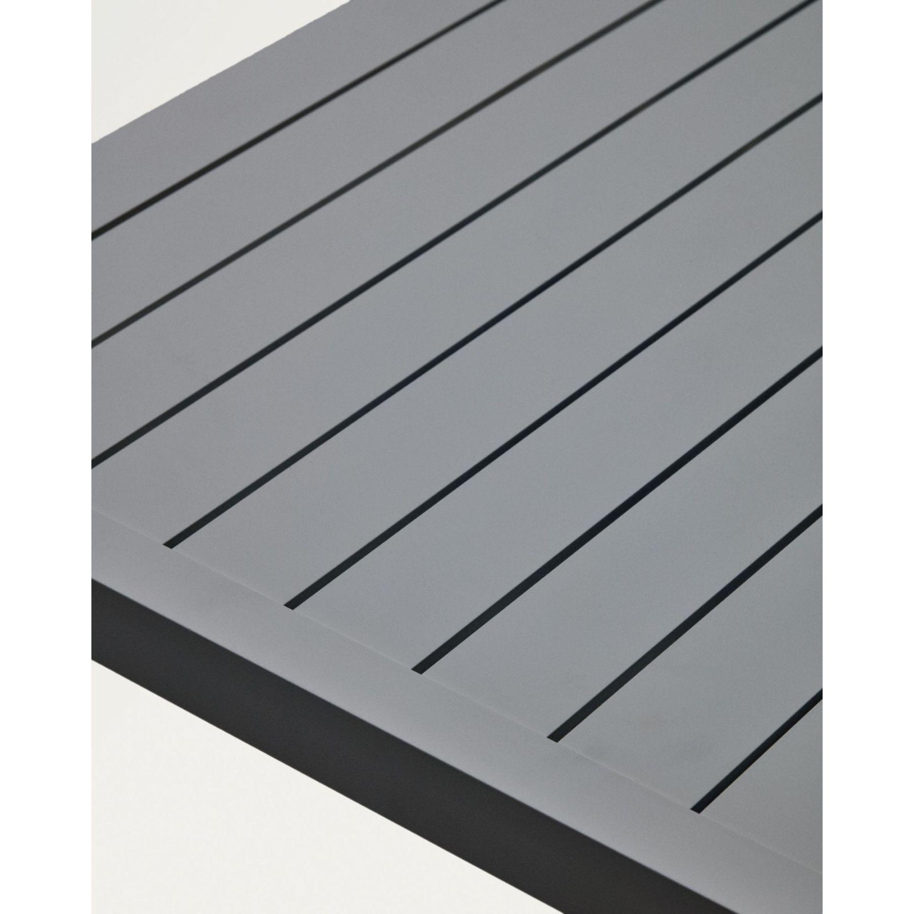 Garten Bartisch Culip Aluminium grau 150x77