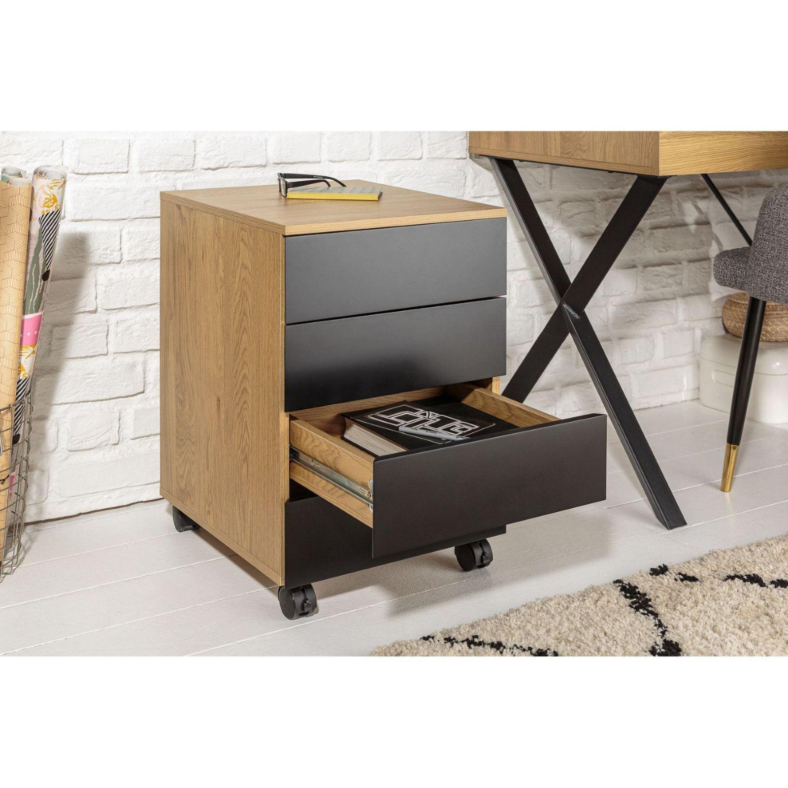 Rollcontainer Basic Eiche-Optik