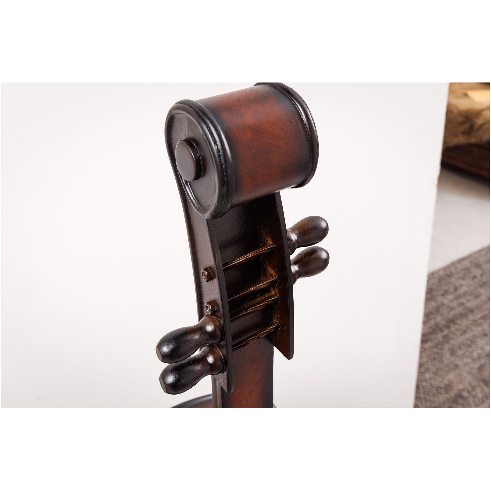Weinregal Cello Gitarre Pinienholz braun