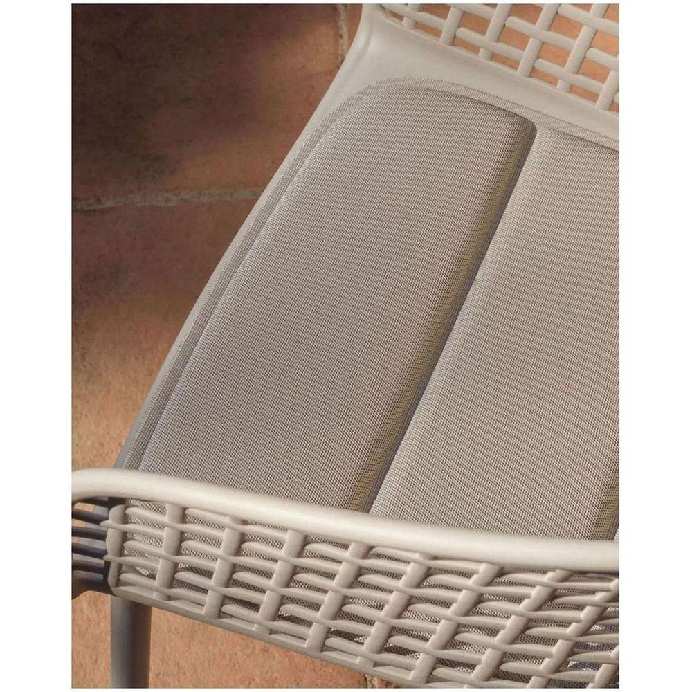 Garten Stuhlkissen Sitzkissen Stuhl Sindera in Beige 45x43