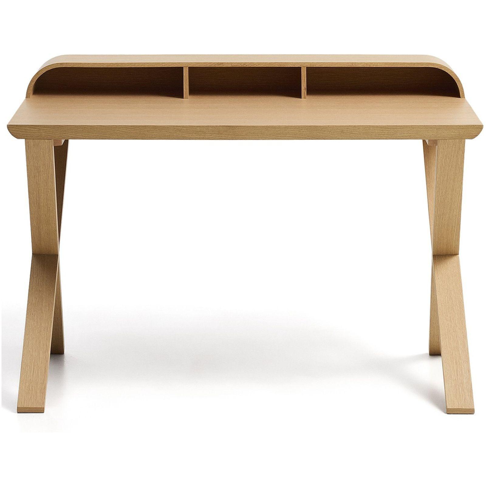 Schreibtisch Dilare aus Eichenfurnier 120x85