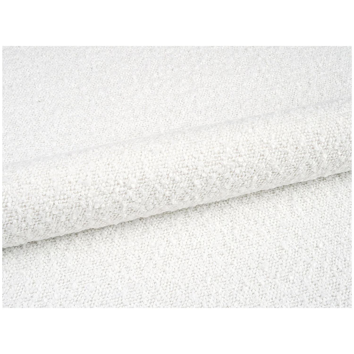 Wohnlandschaft U-Sofa Molino - Ausrichtung: links - Bezug: Boucle (Baloo), White