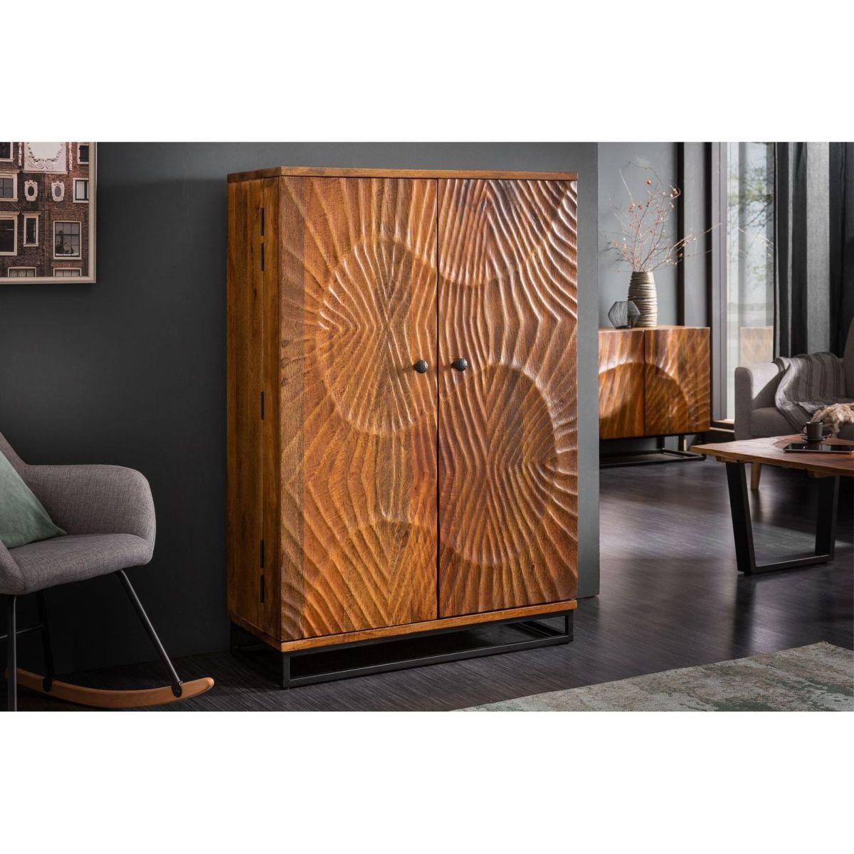 Barschrank Vintage Baraya braun Mango