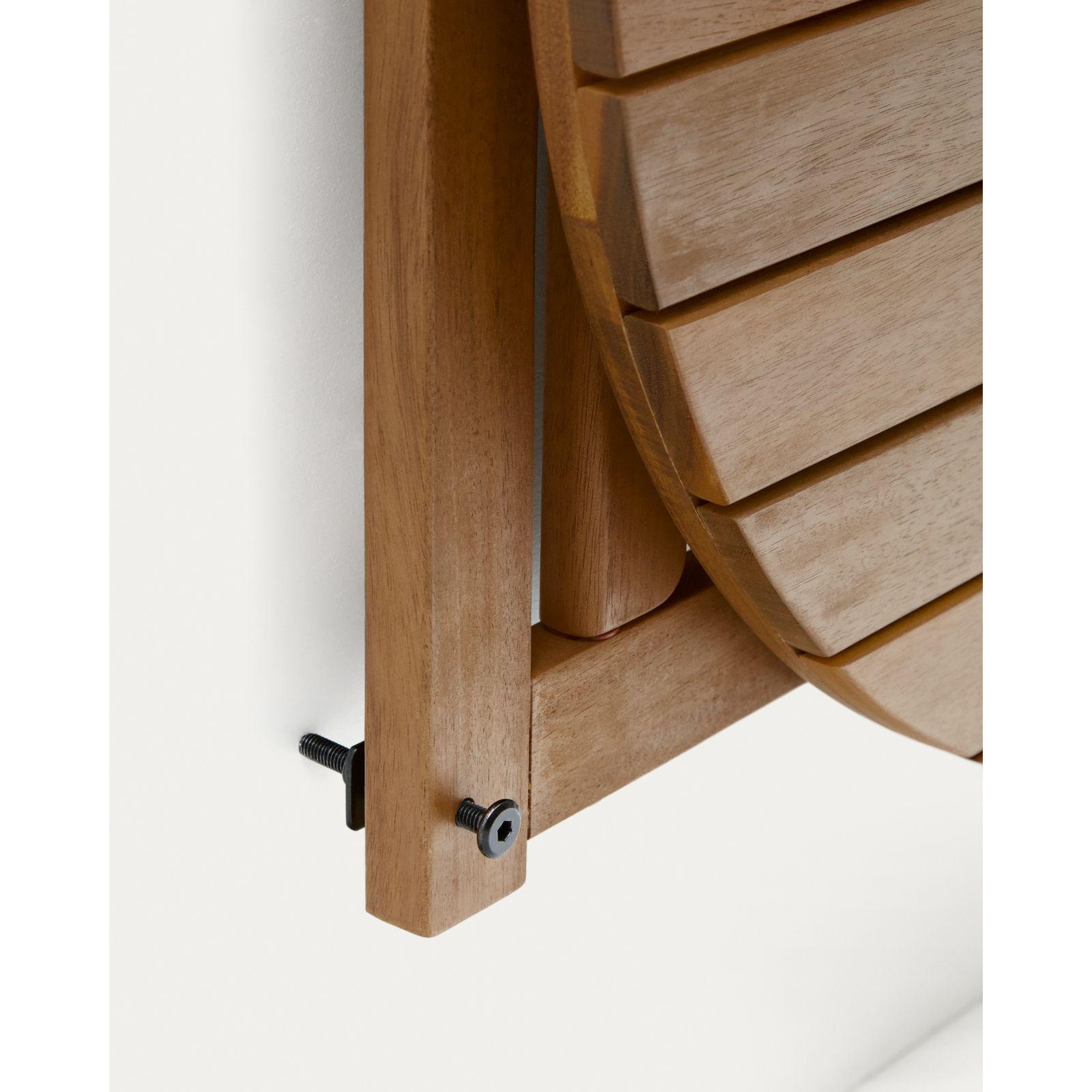 Wandtisch Klapptisch Amarilis Balkon aus massivem Akazienholz FSC 100% 50x70