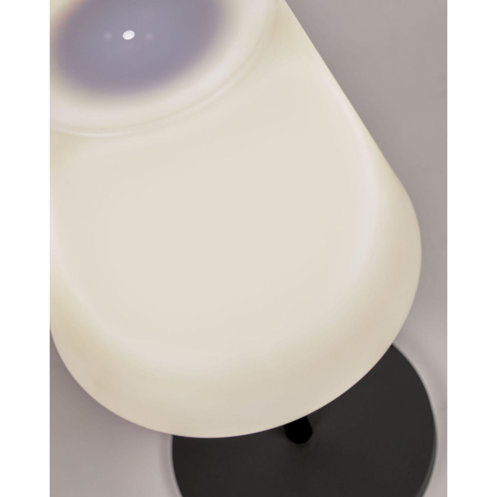 Garten Tischlampe Amy LED weiss-schwarz