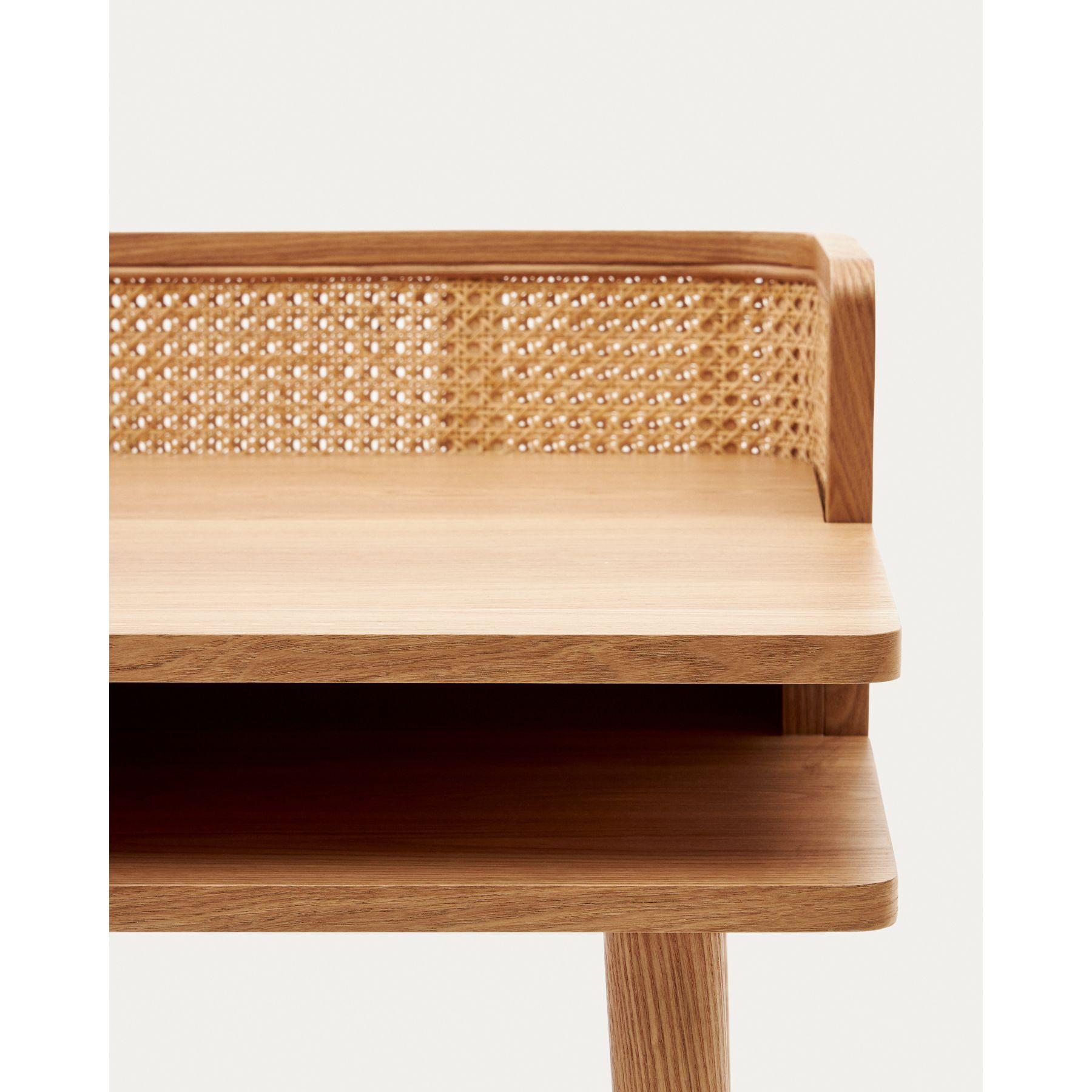 Schreibtisch Araxi Eschenholz Wienergeflecht 105x62