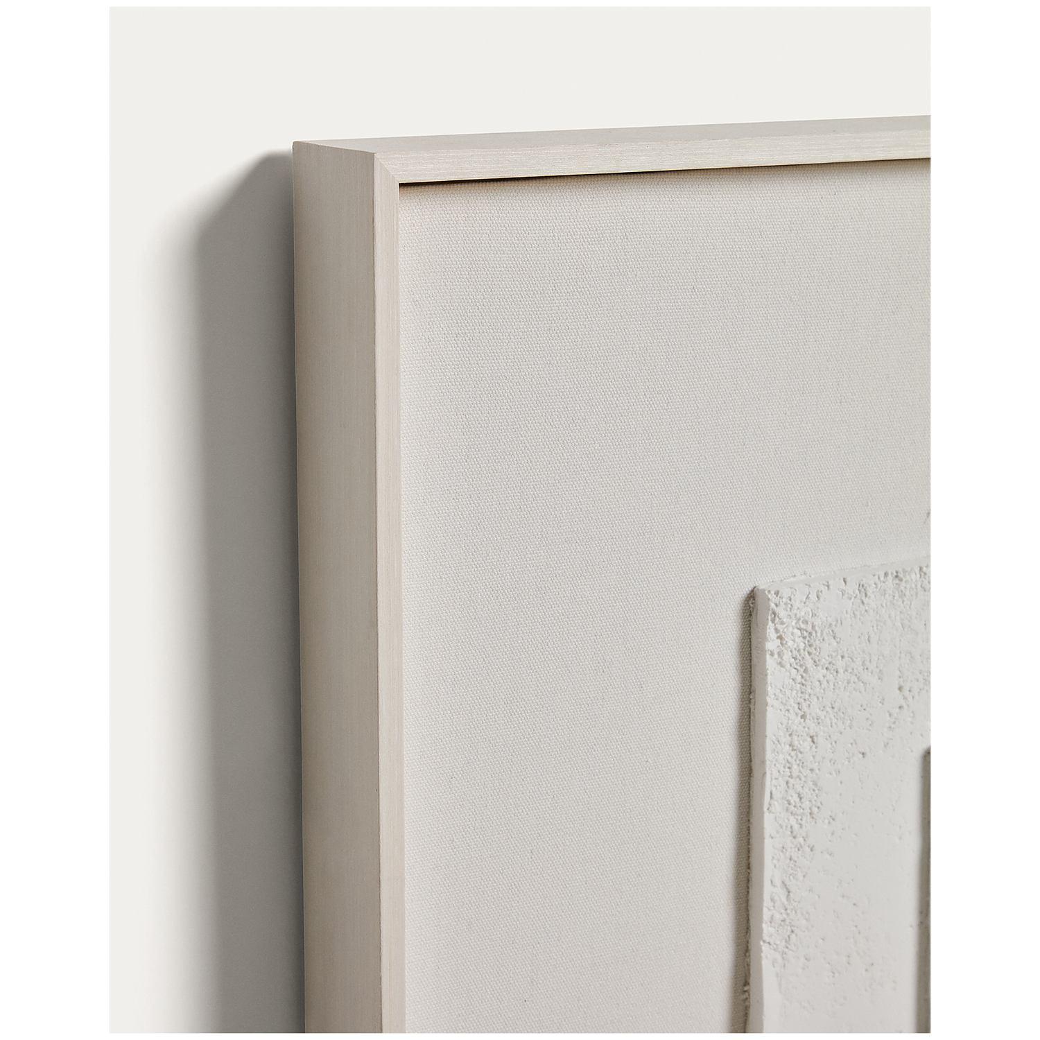 Abstraktes Bild Gadir I weiss 80x80