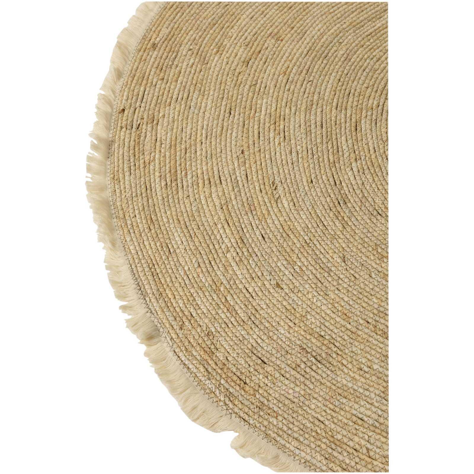 Teppich rund Natural Schilf Rattan natur 120x120