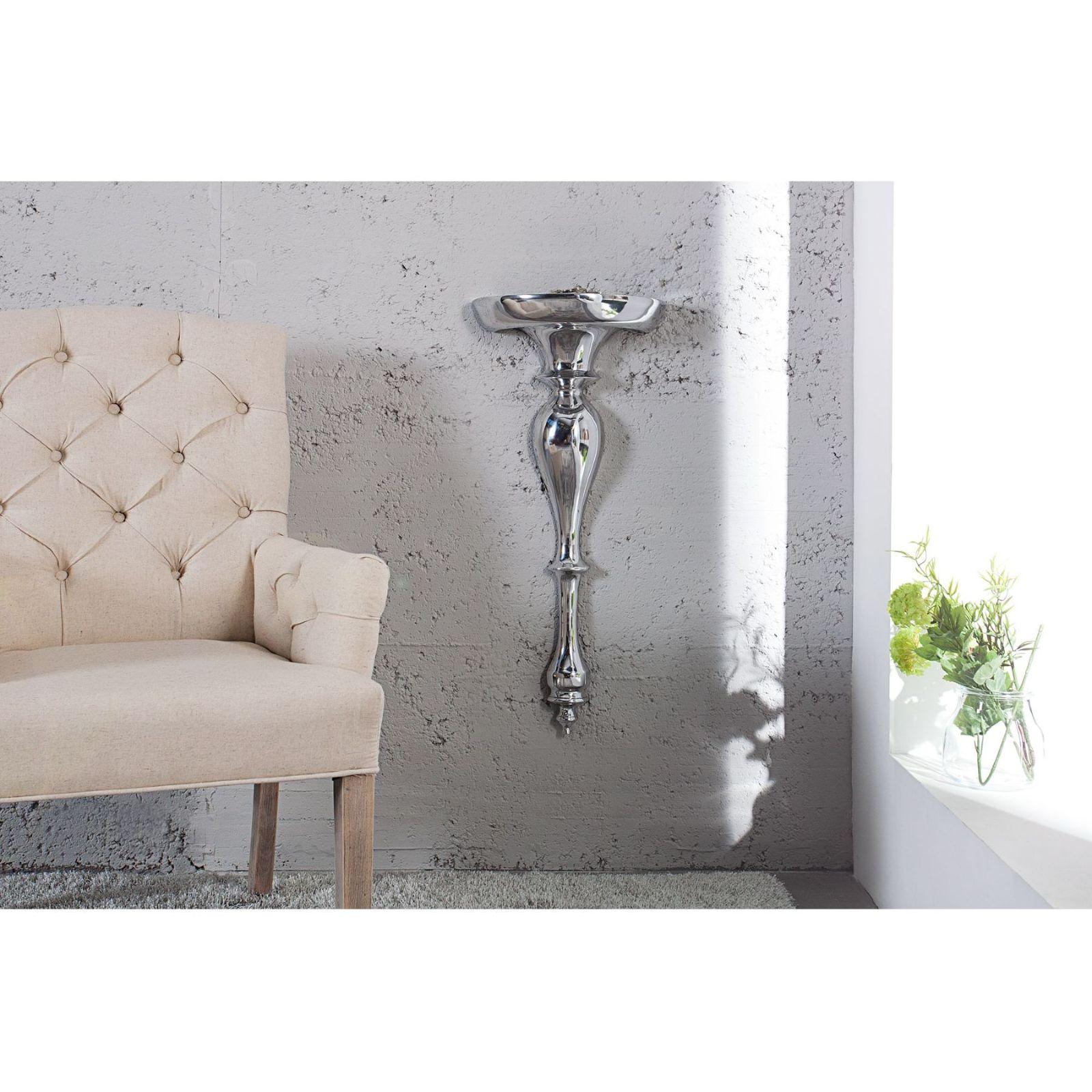 Wandkonsole Prestige Aluminium silber 60cm