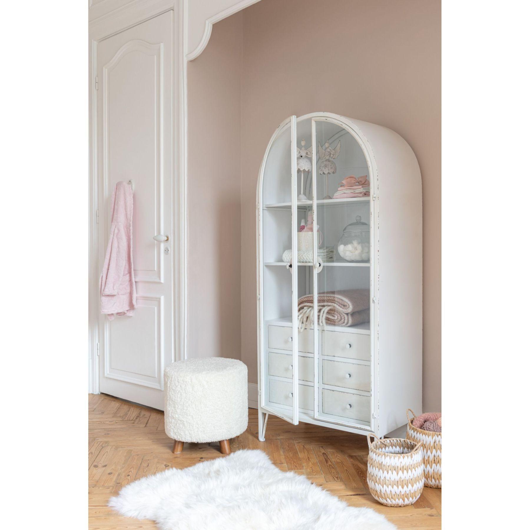 Aufbewahrungskorb Lynn natur weiss (2er-Set)