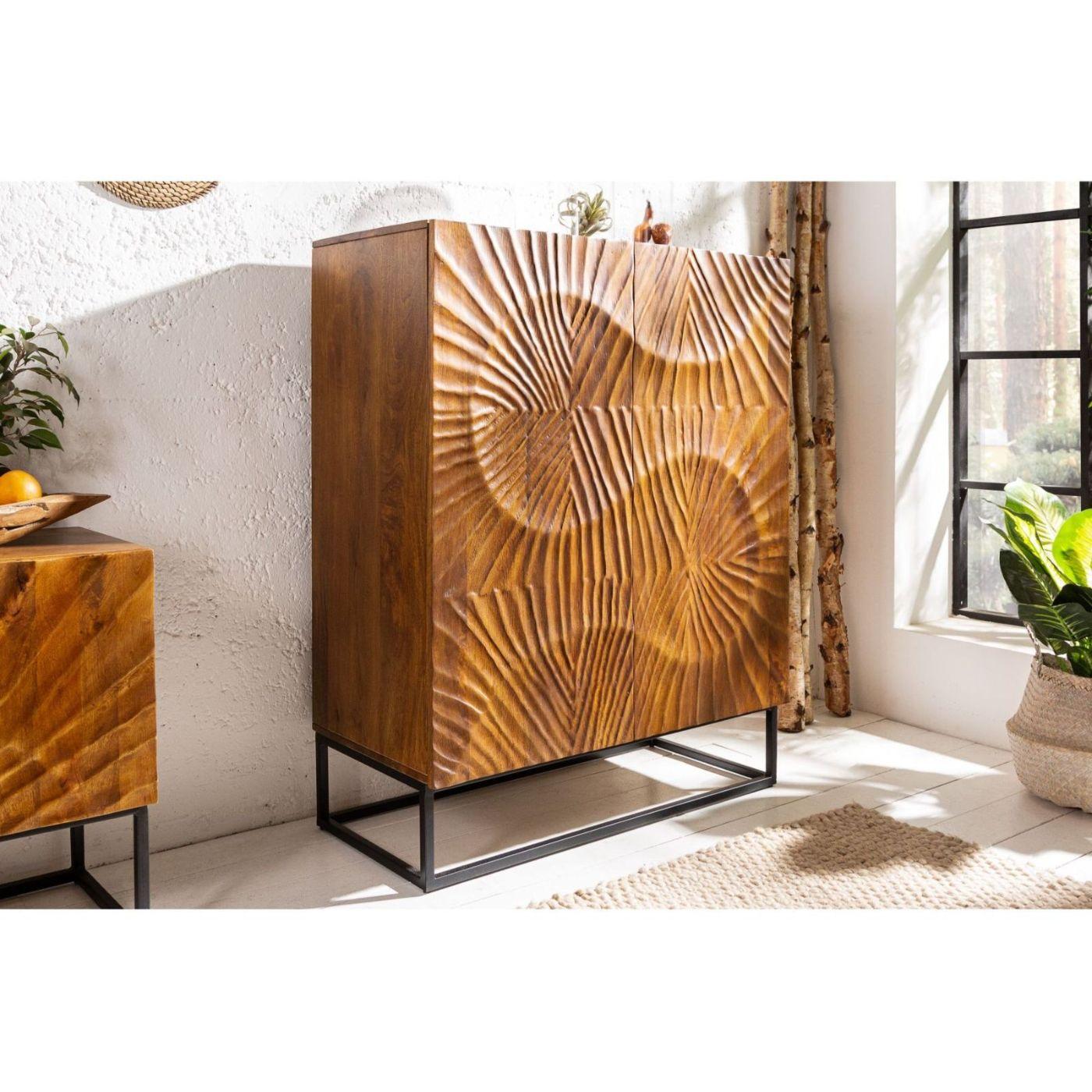 Highboard Vintage Baraya 100cm Mango braun