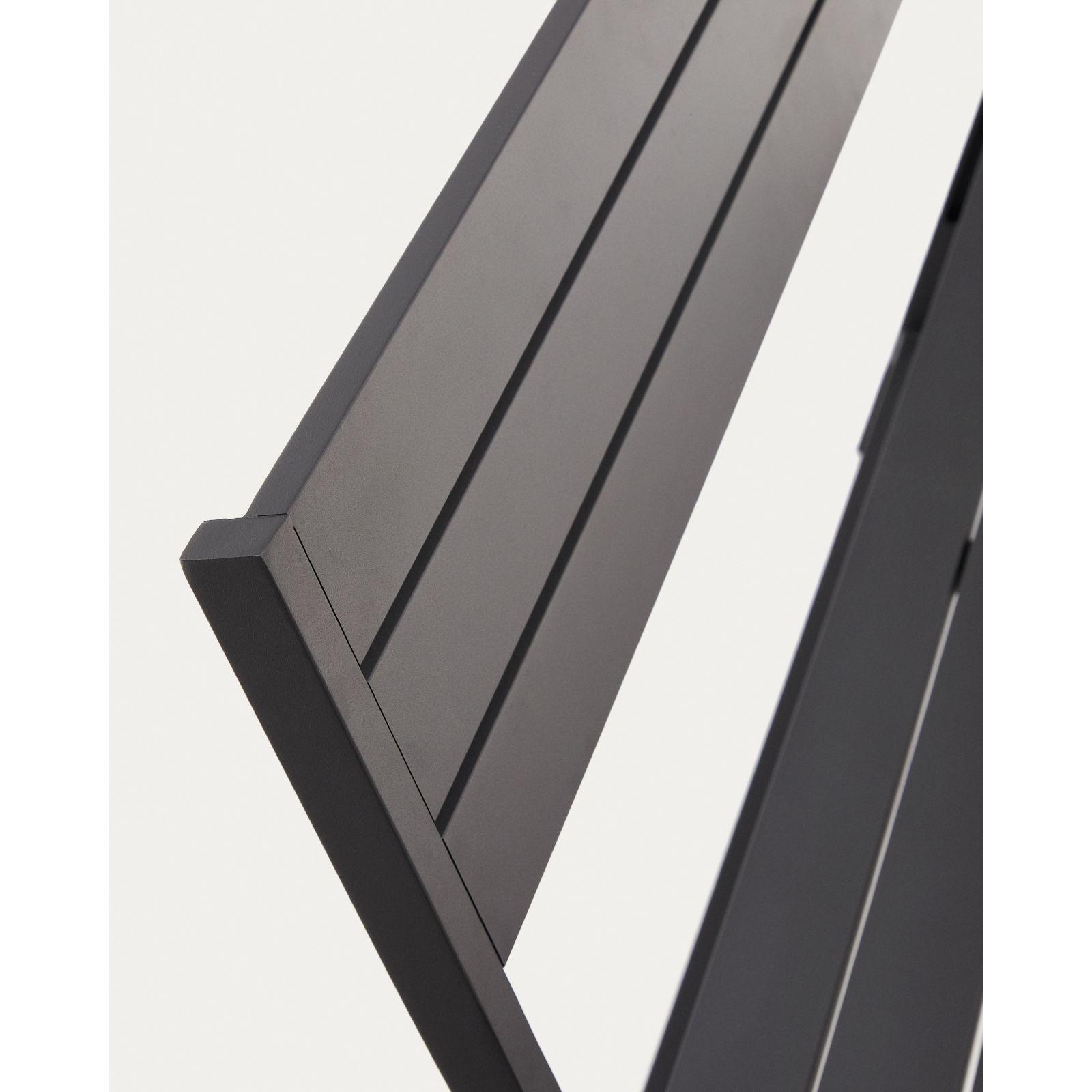 Gartenbank klappbar Torreta Aluminium dunkelgrau 120