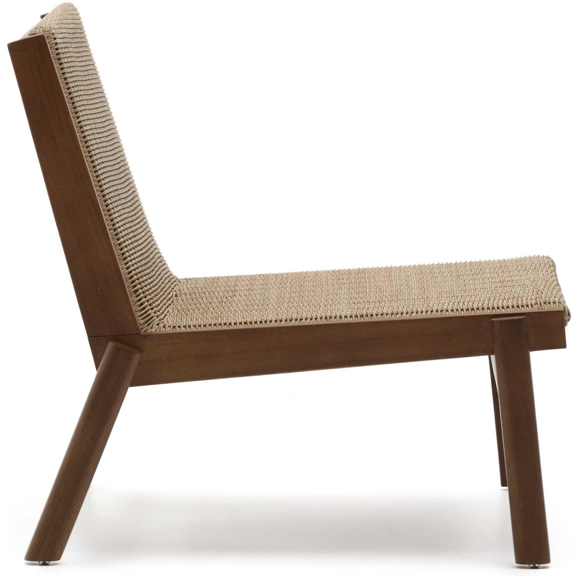 Gartensessel Sofa Itani Teakholz massiv synthetischem Rattan FSC 100%