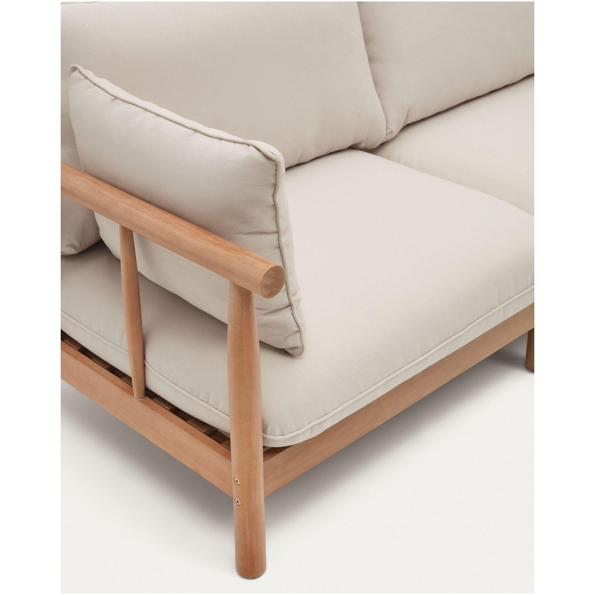 Eck-Gartenlounge Sacova massives Eukalyptusholz 280x280