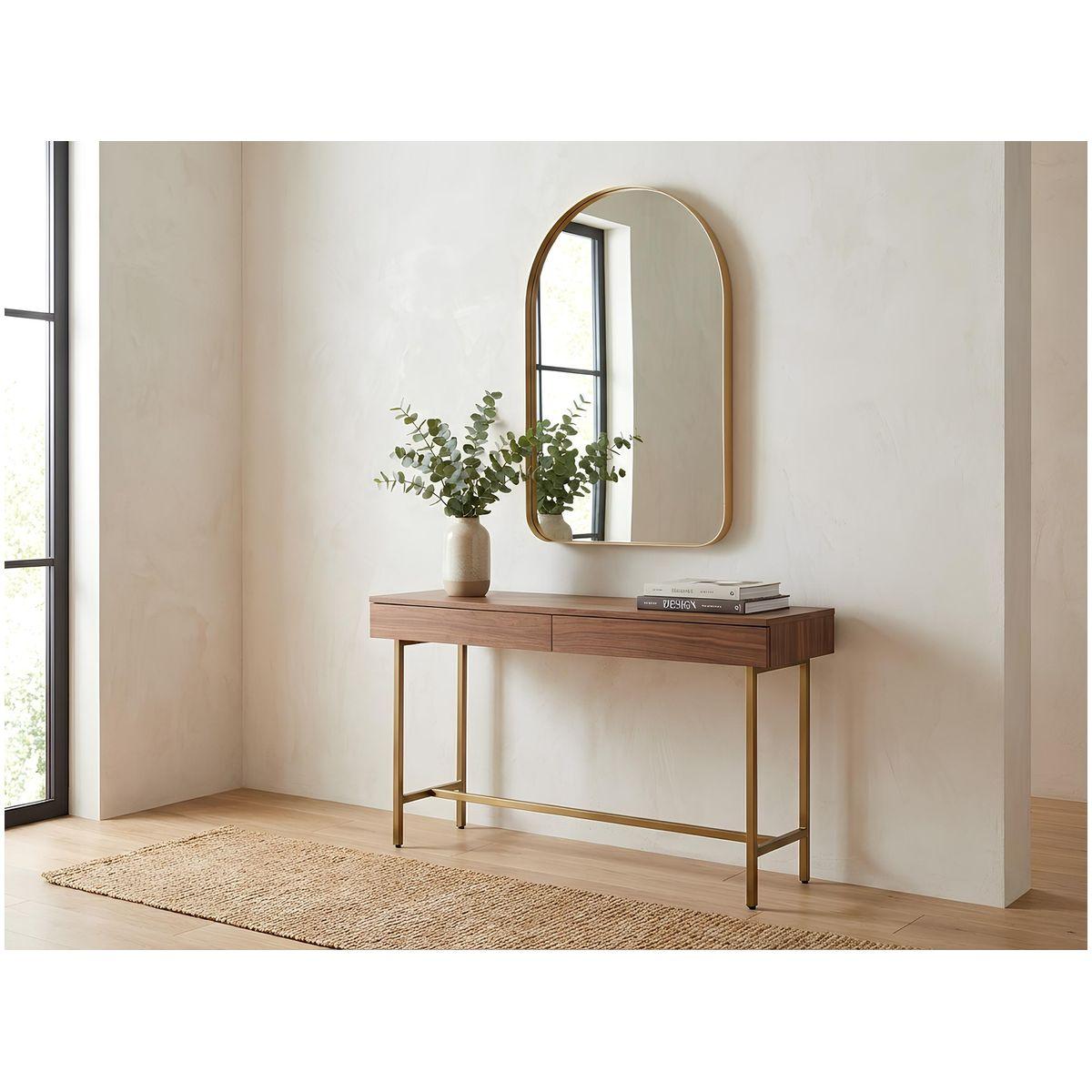 Wandspiegel Alice Metall gold 60x90