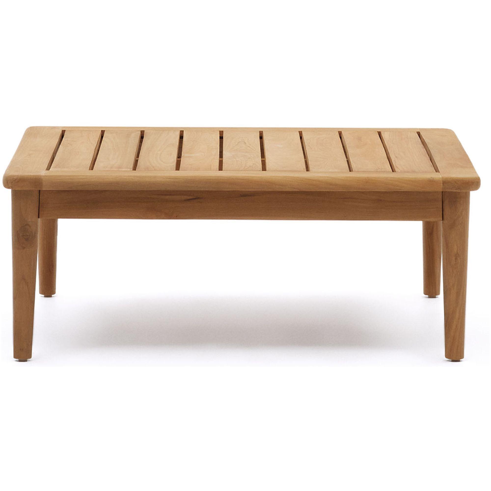 Couchtisch Garten Portitxol Teakholz massiv 80x80