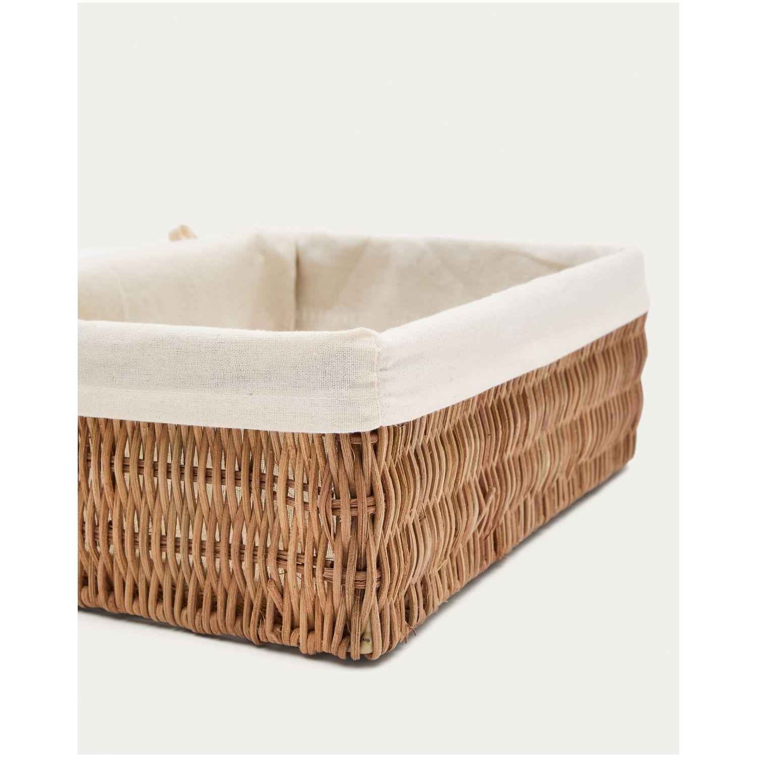 Korb Indali Natur Rattan (2er-Set)