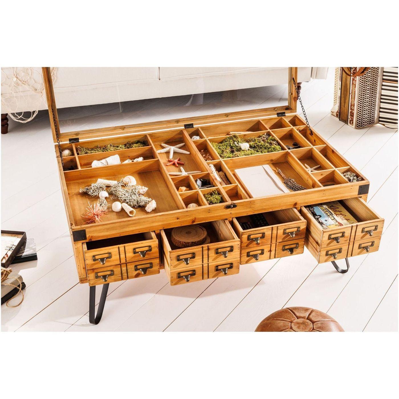 Couchtisch Collector I Tannenholz natur 100x60