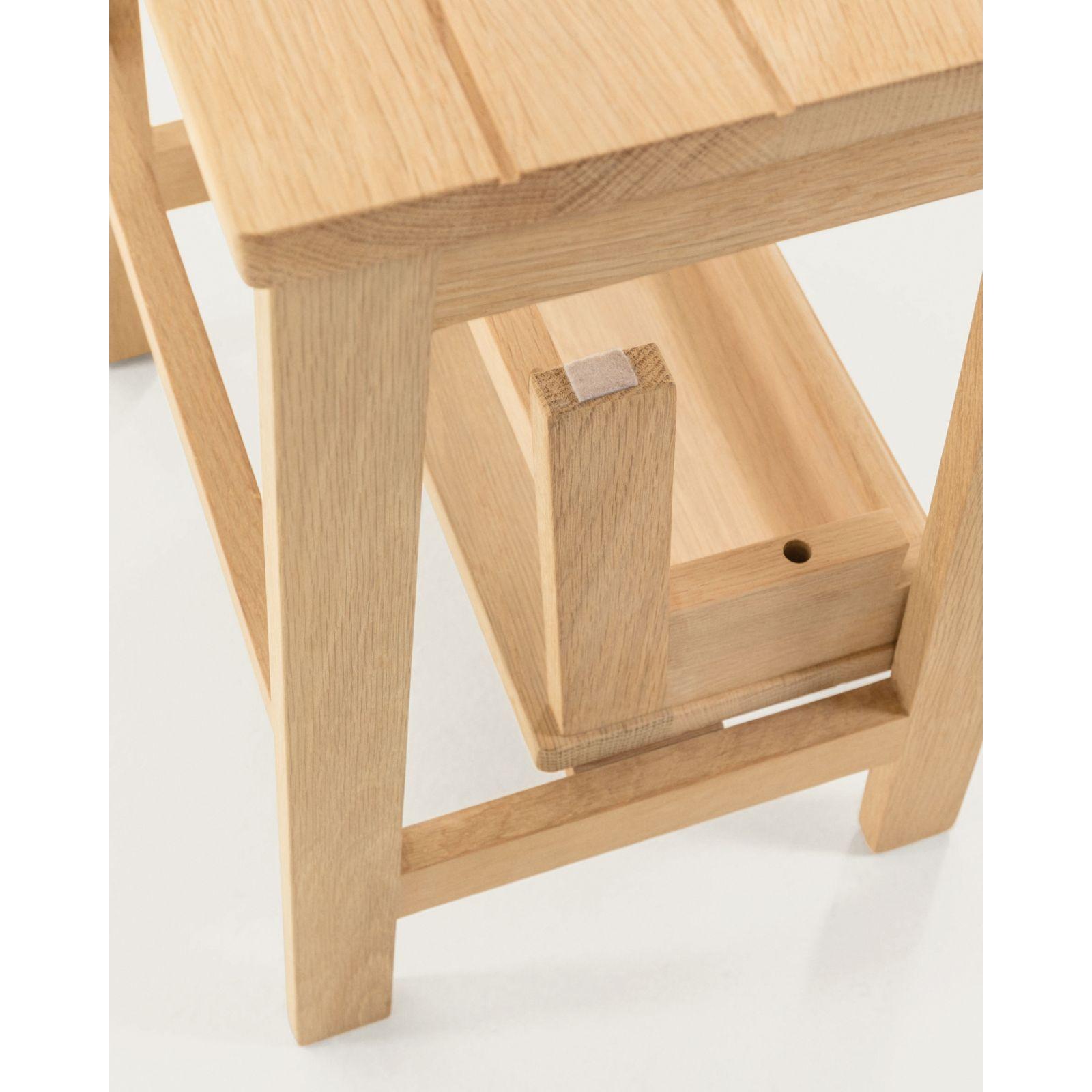 Regal Fussablage Nell Buchenholz natur