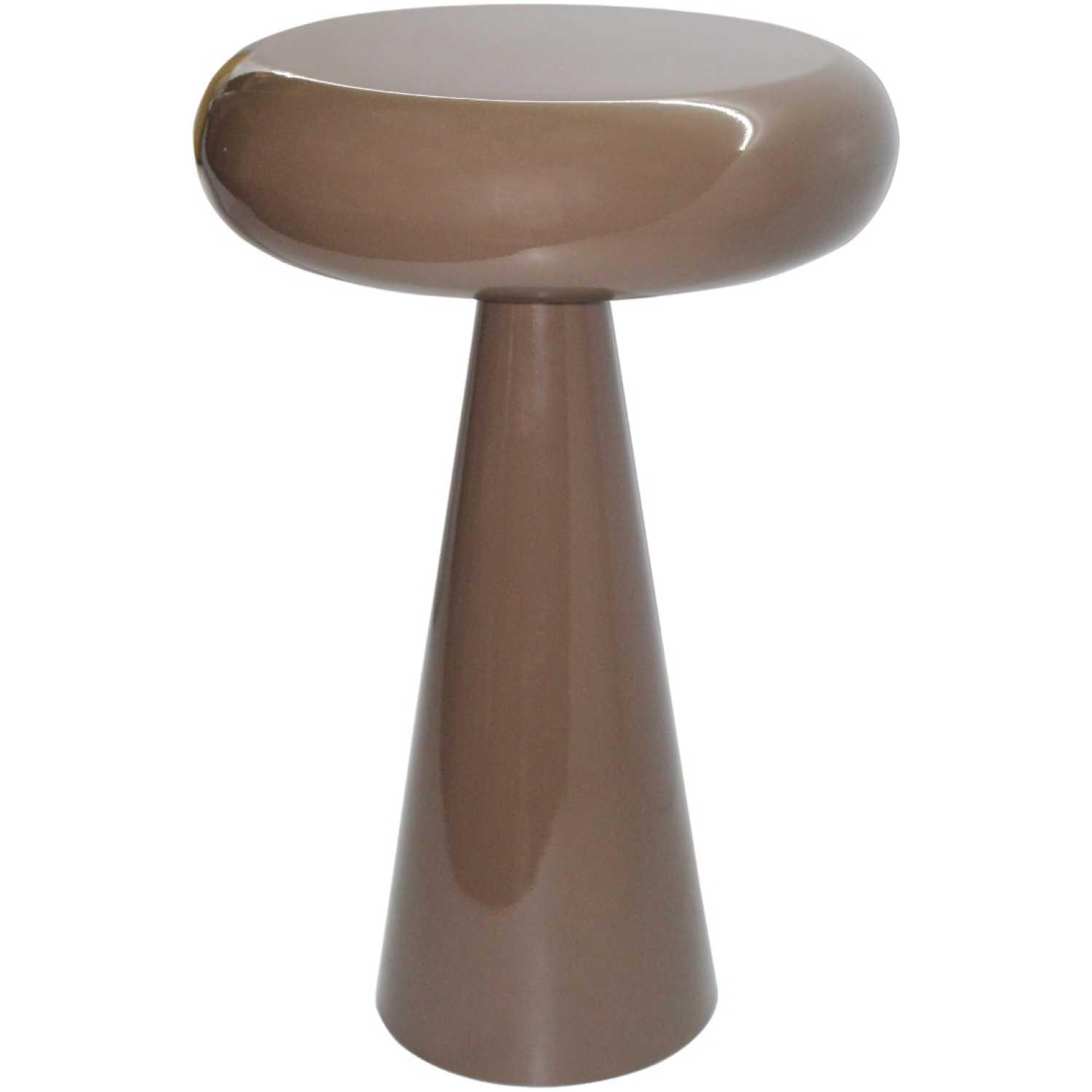 Beistelltisch rund Stooly Metall Kaffee braun 36x36