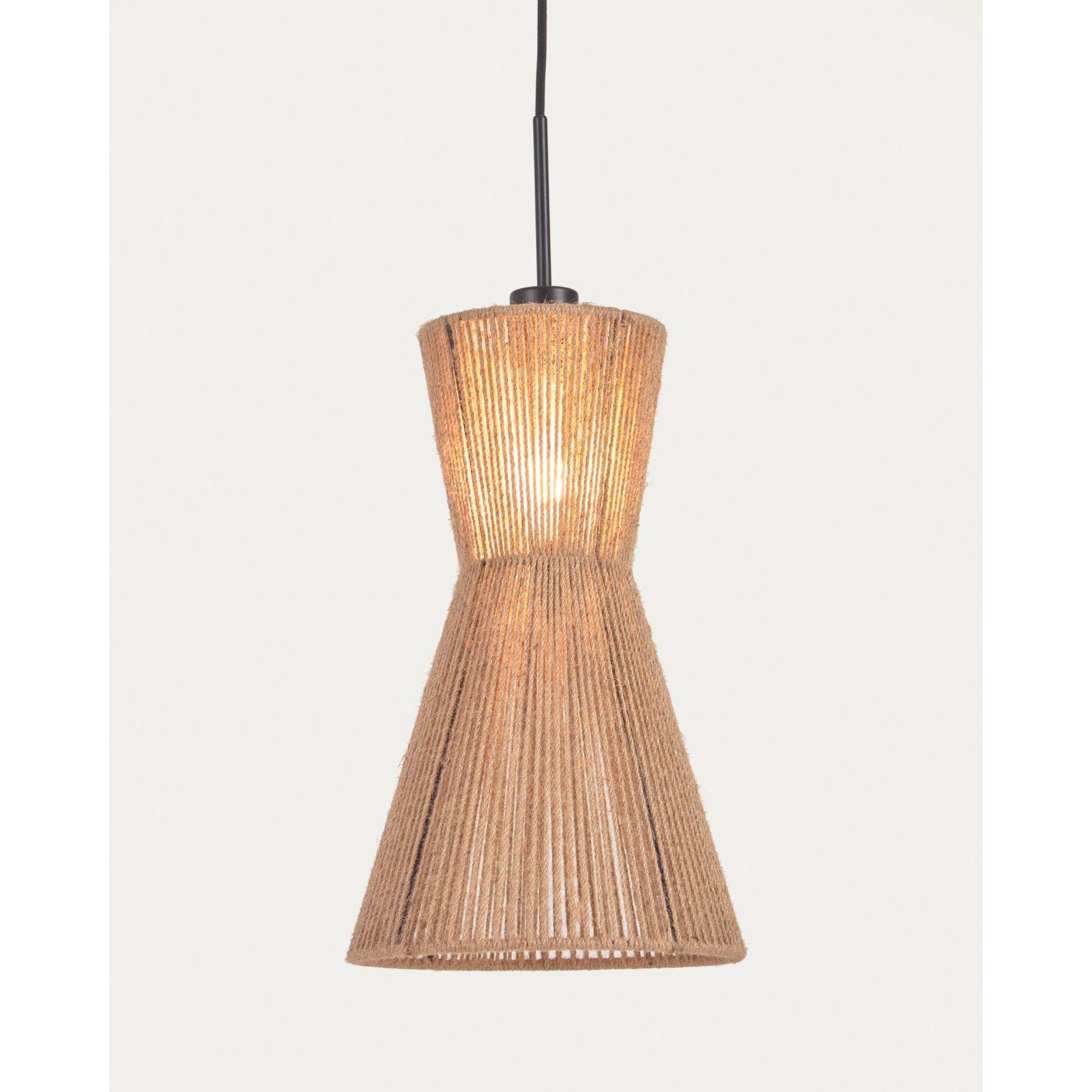 Crista Lampenschirm für Deckenlampe aus Jute natur 24.5x24.5