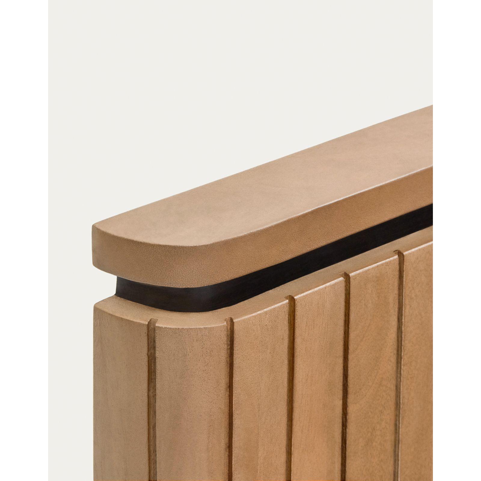 Holzbett Licia Mangoholz natur 160x200