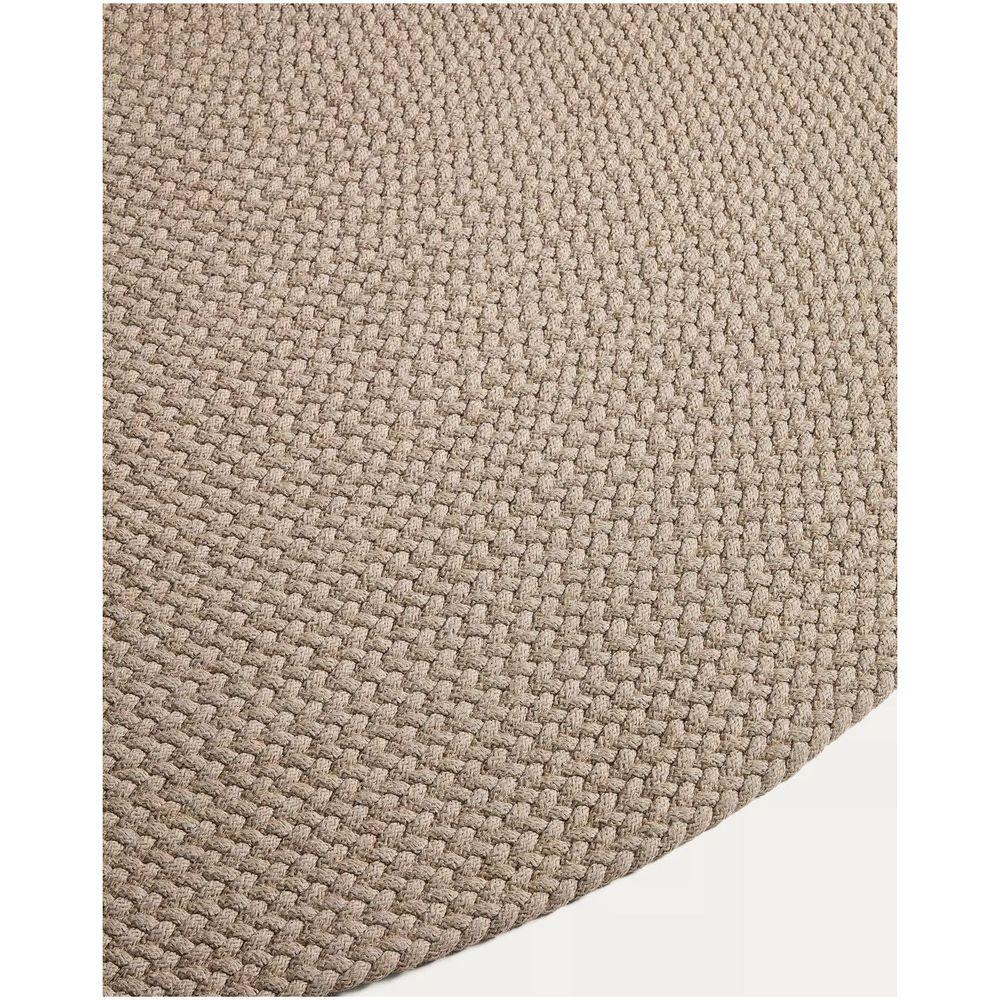 Gartenteppich rund Outdoor Despas Synthetikfaser ecru 200x200