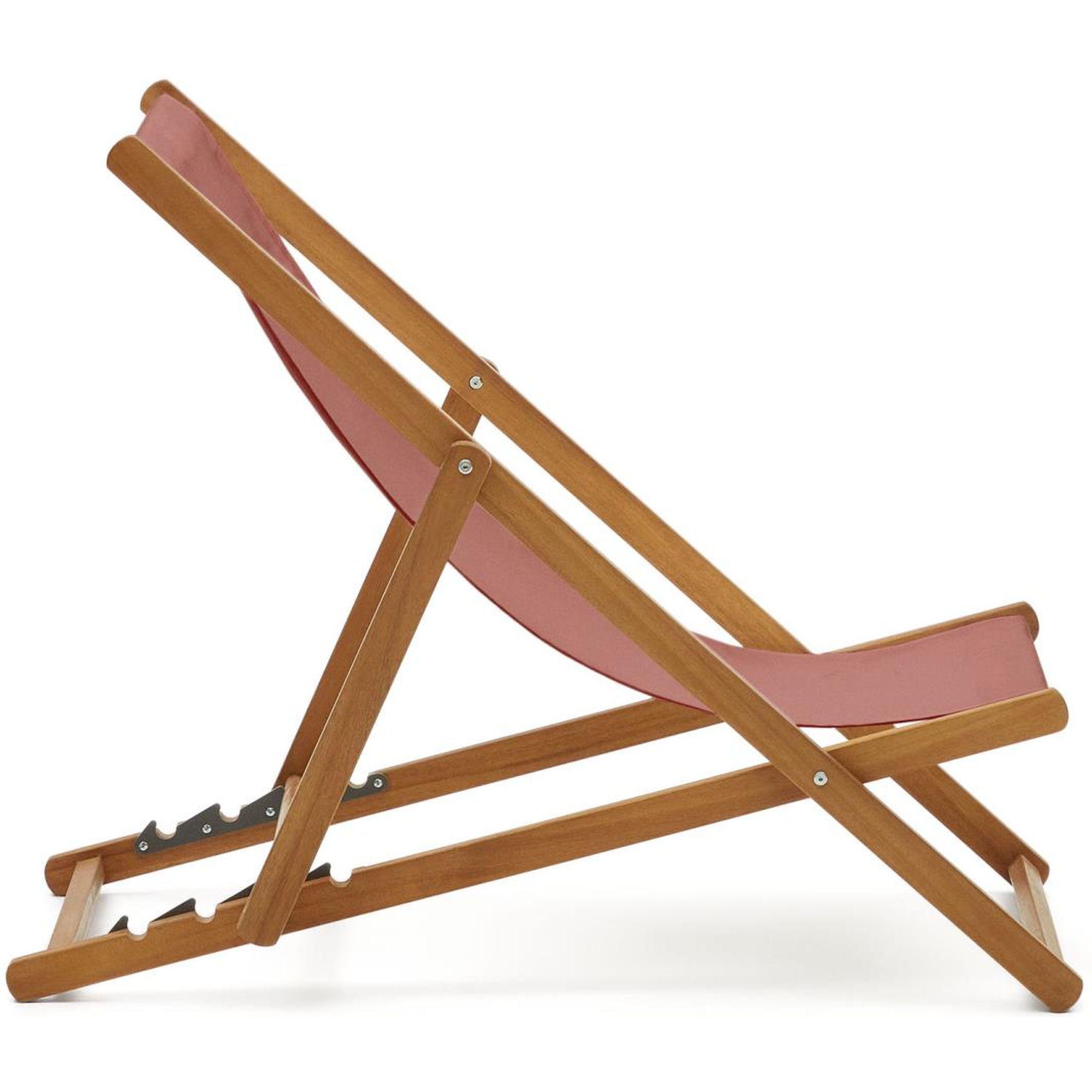 Liegestuhl Lounger terrakotta (verstellbar)