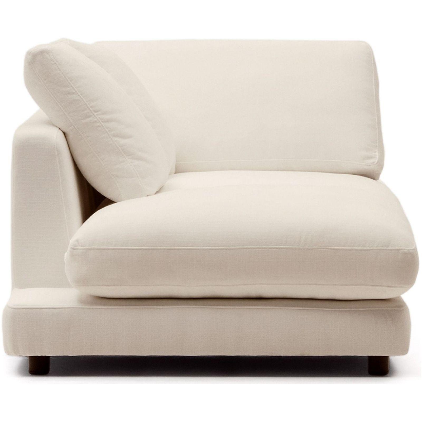 Chaiselongue Recamiere Gala links Stoff beige 193x105