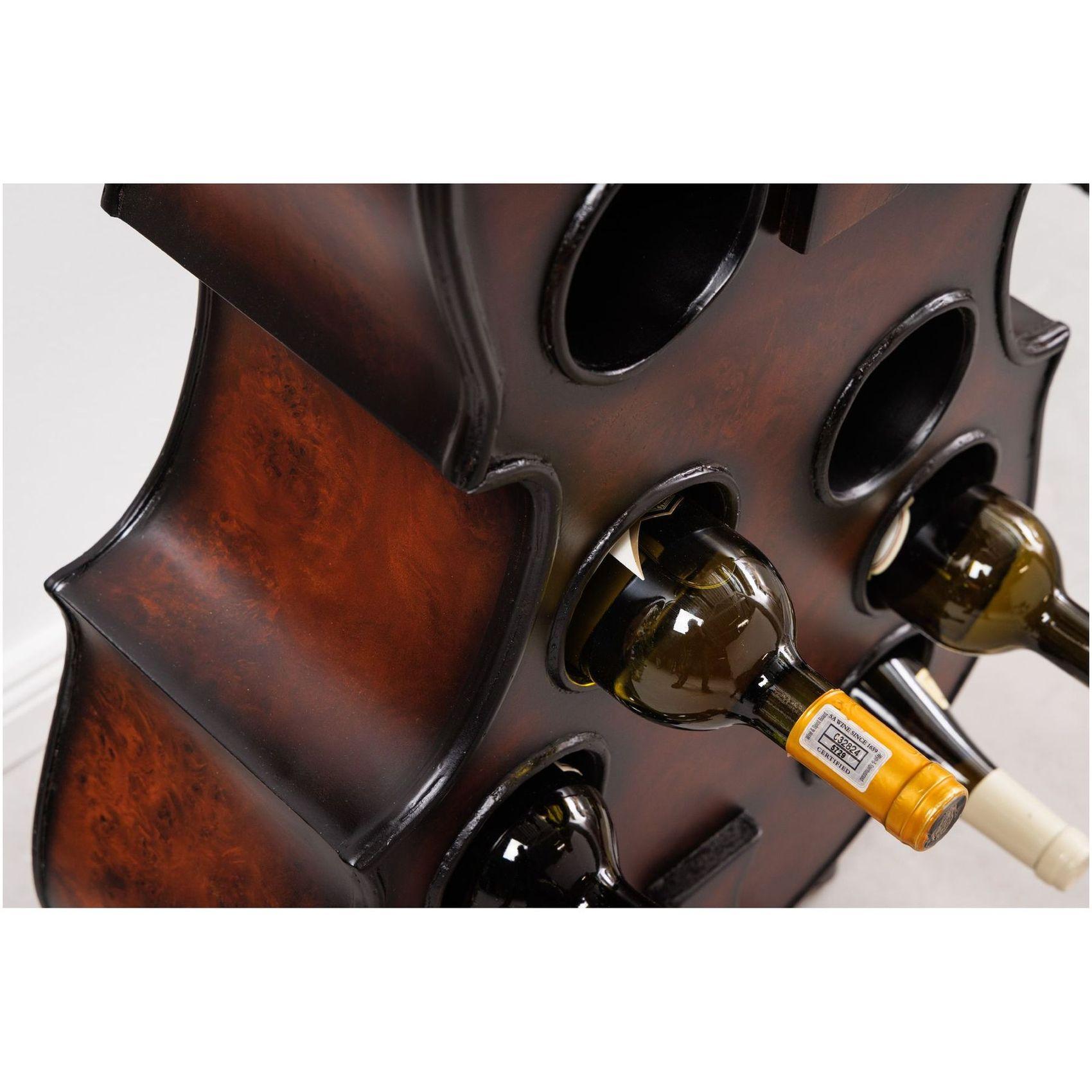 Weinregal Cello Gitarre Pinienholz braun