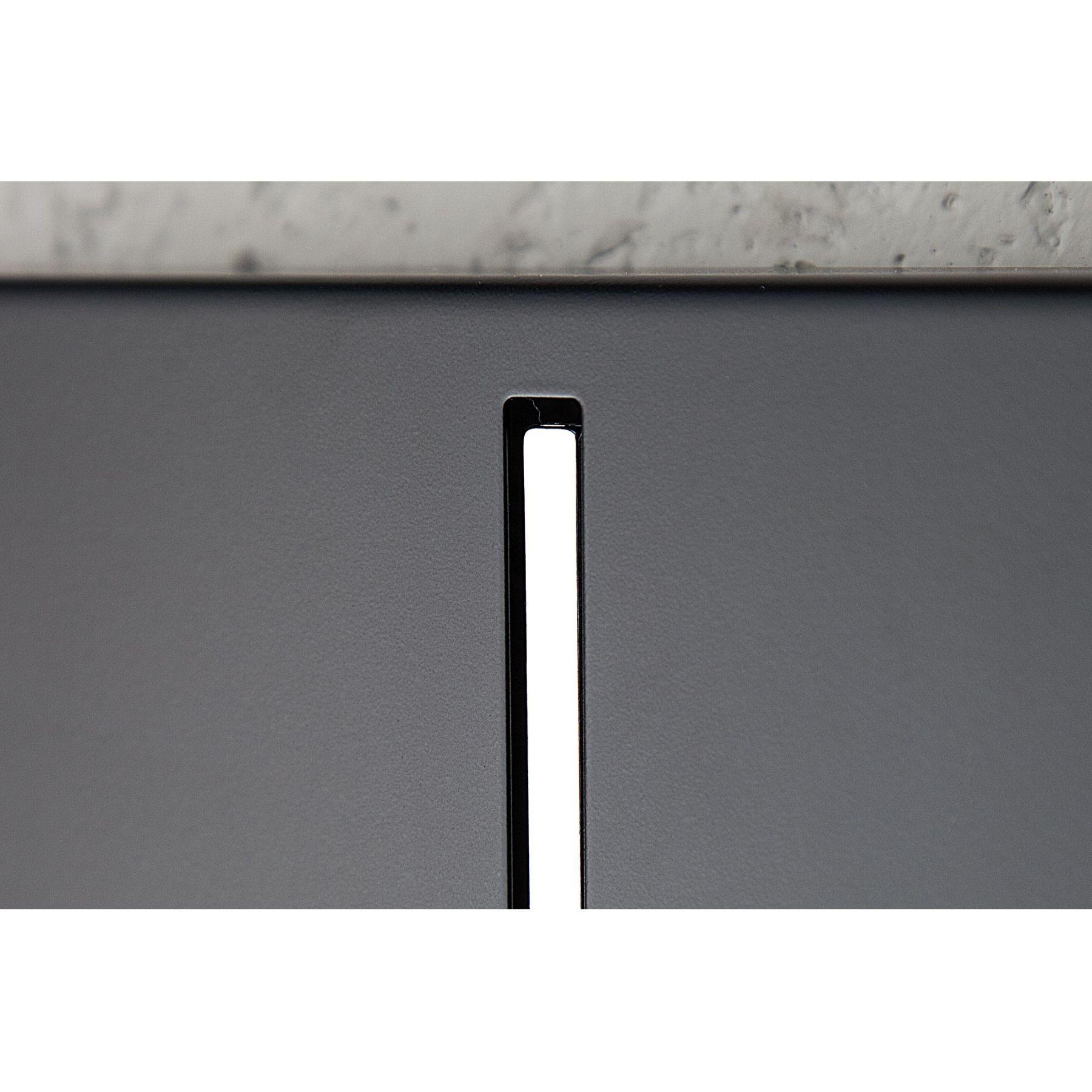 Wandgarderobe Pfeil 5er schwarz