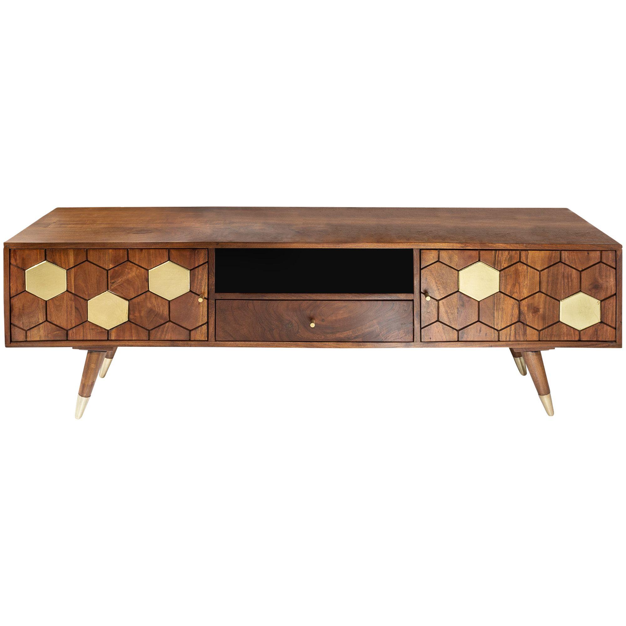 TV Board Beehive I 140cm Akazie