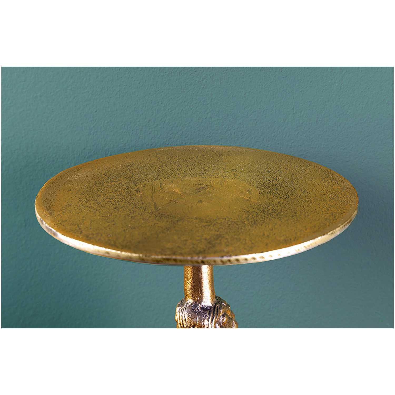 Wandgarderobe mit Ablage Vögel Hammerschlag-Effekt Antikgold (2er-Set)