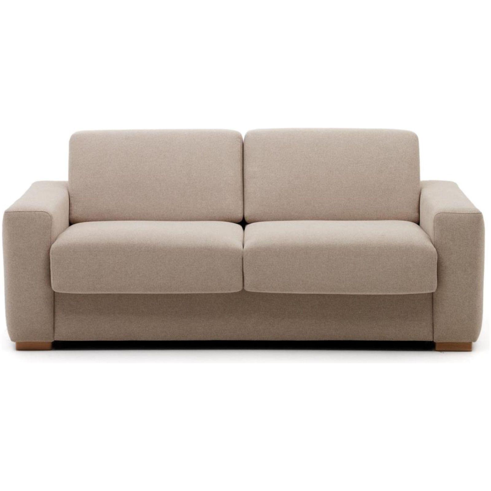 Bettsofa Anley Stoff Beige - Breite: 204cm
