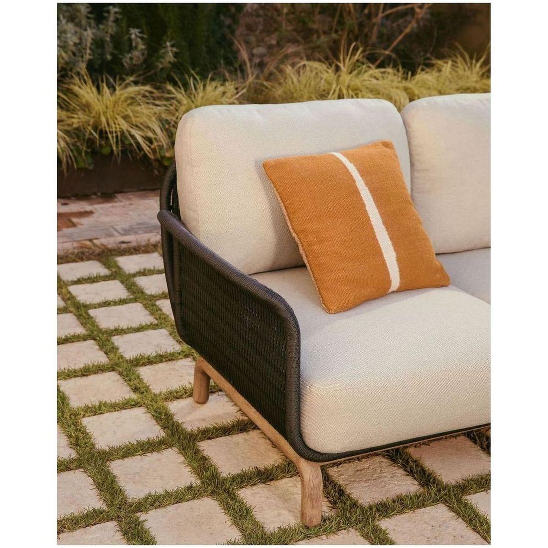 Kissenbezug Daila mit Ikat-Muster 100% PET orange 50x50