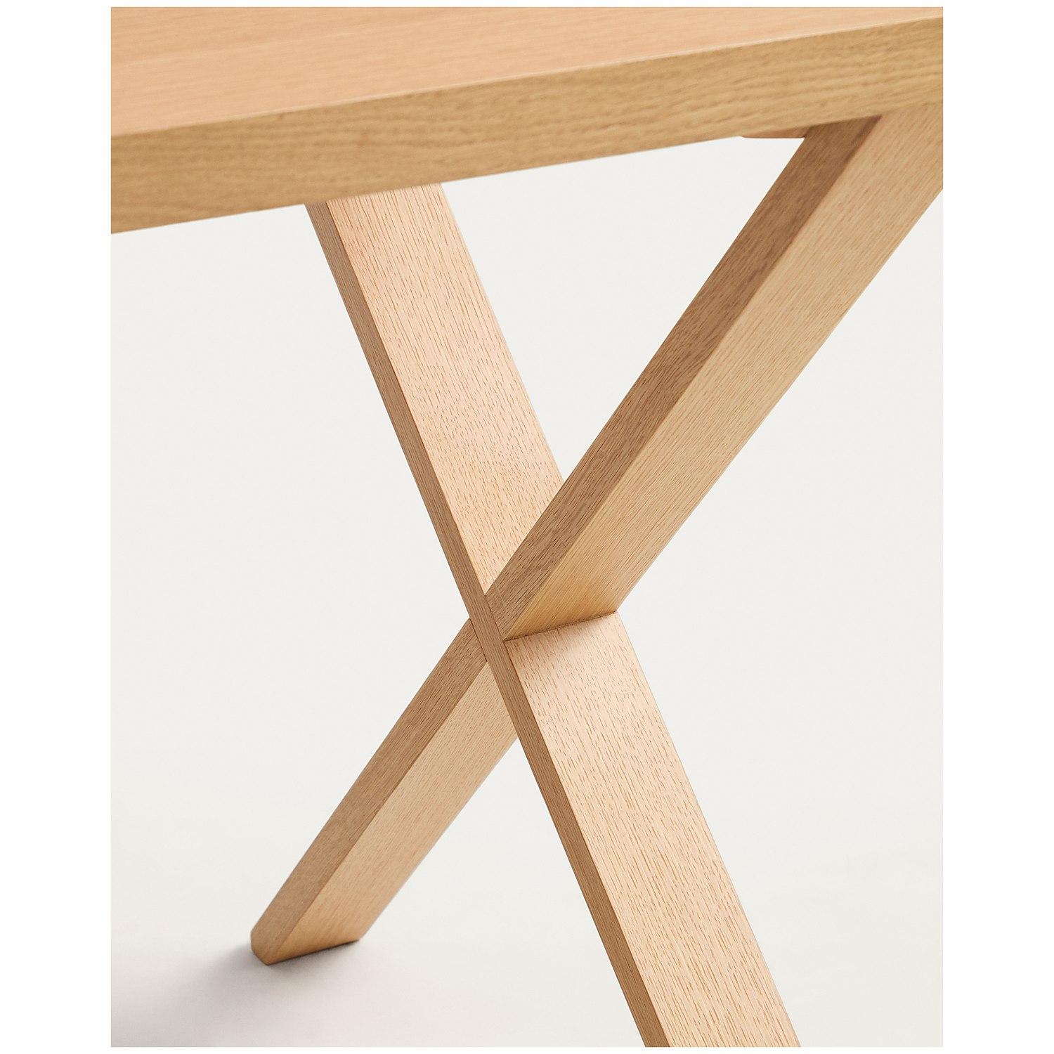 Schreibtisch Dilare aus Eichenfurnier 120x85