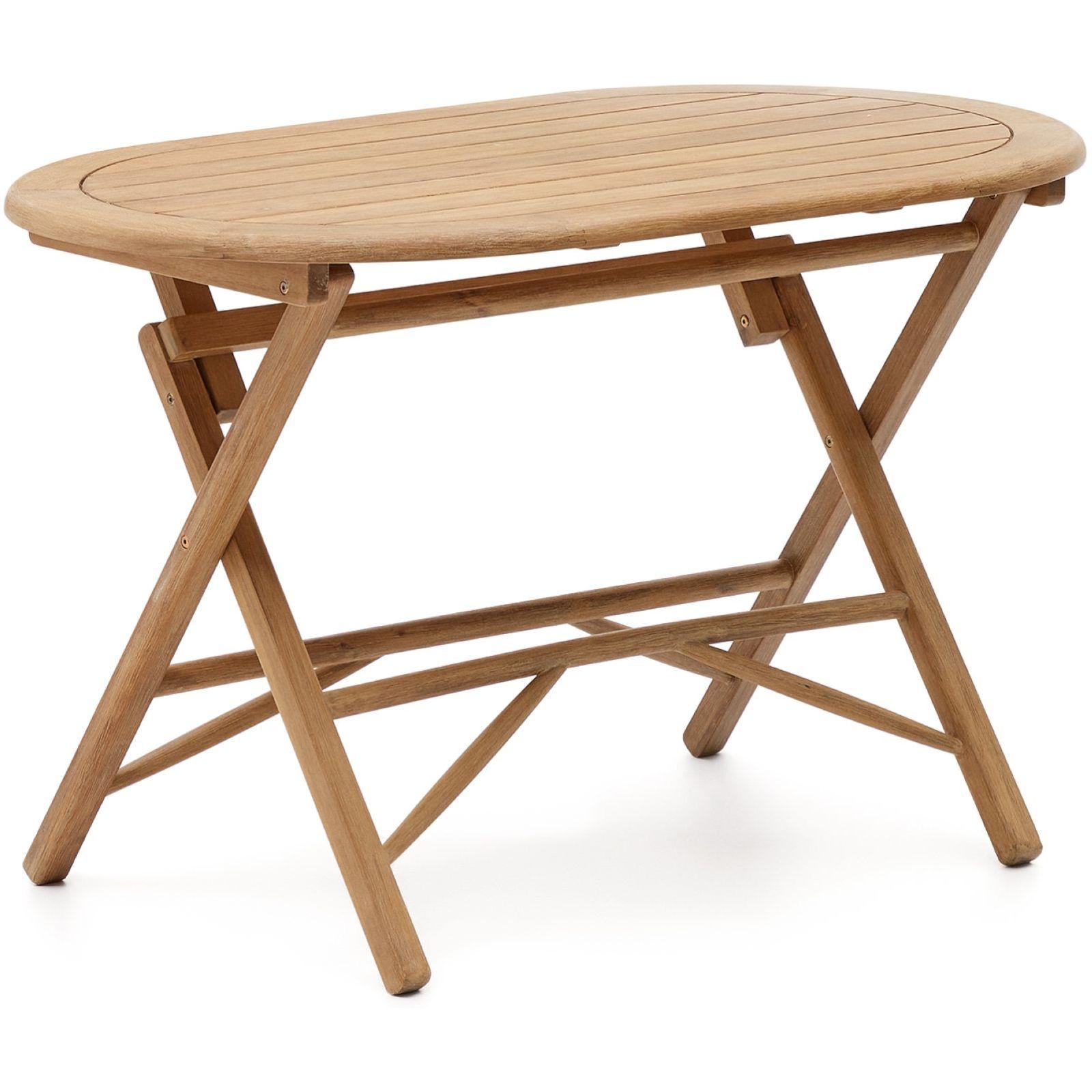 Garten Klapptisch Dandara massives Akazienholz Natur 120x70 100% FSC
