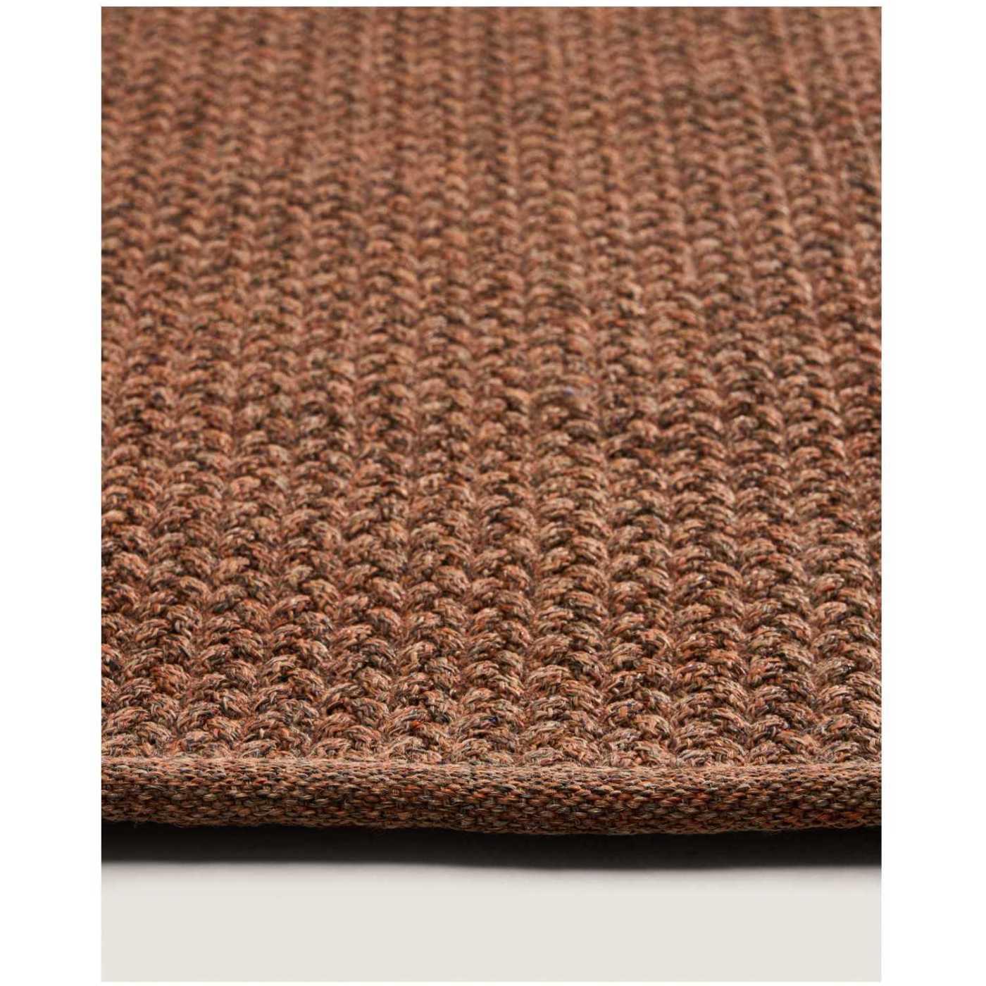 Gartenteppich rechteckig Despas aus synthetischen Fasern terrakotta 160x230