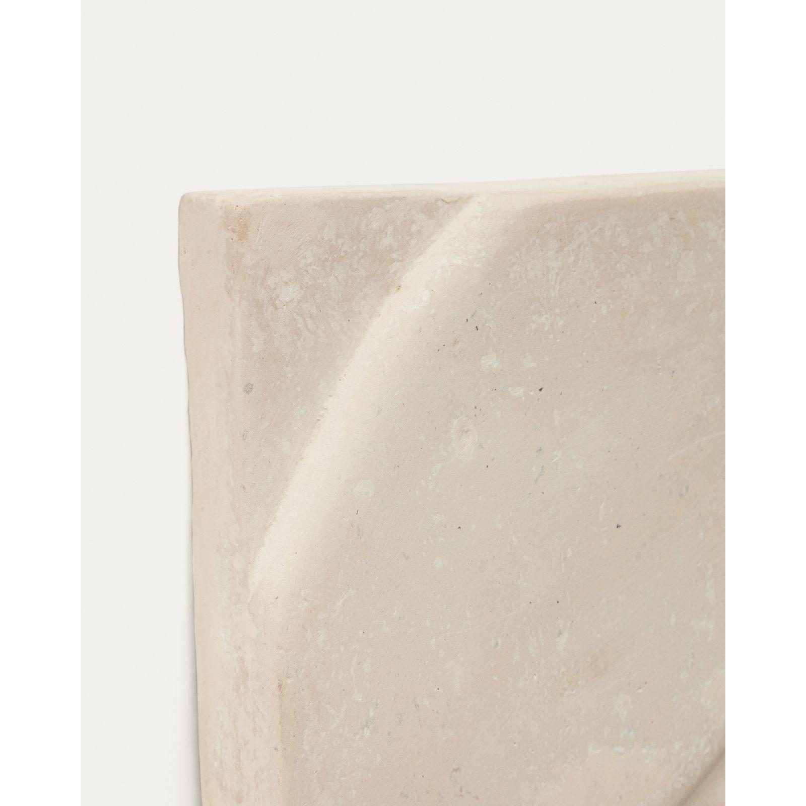 Bild Mirta aus Pappmaché in beige 40x58