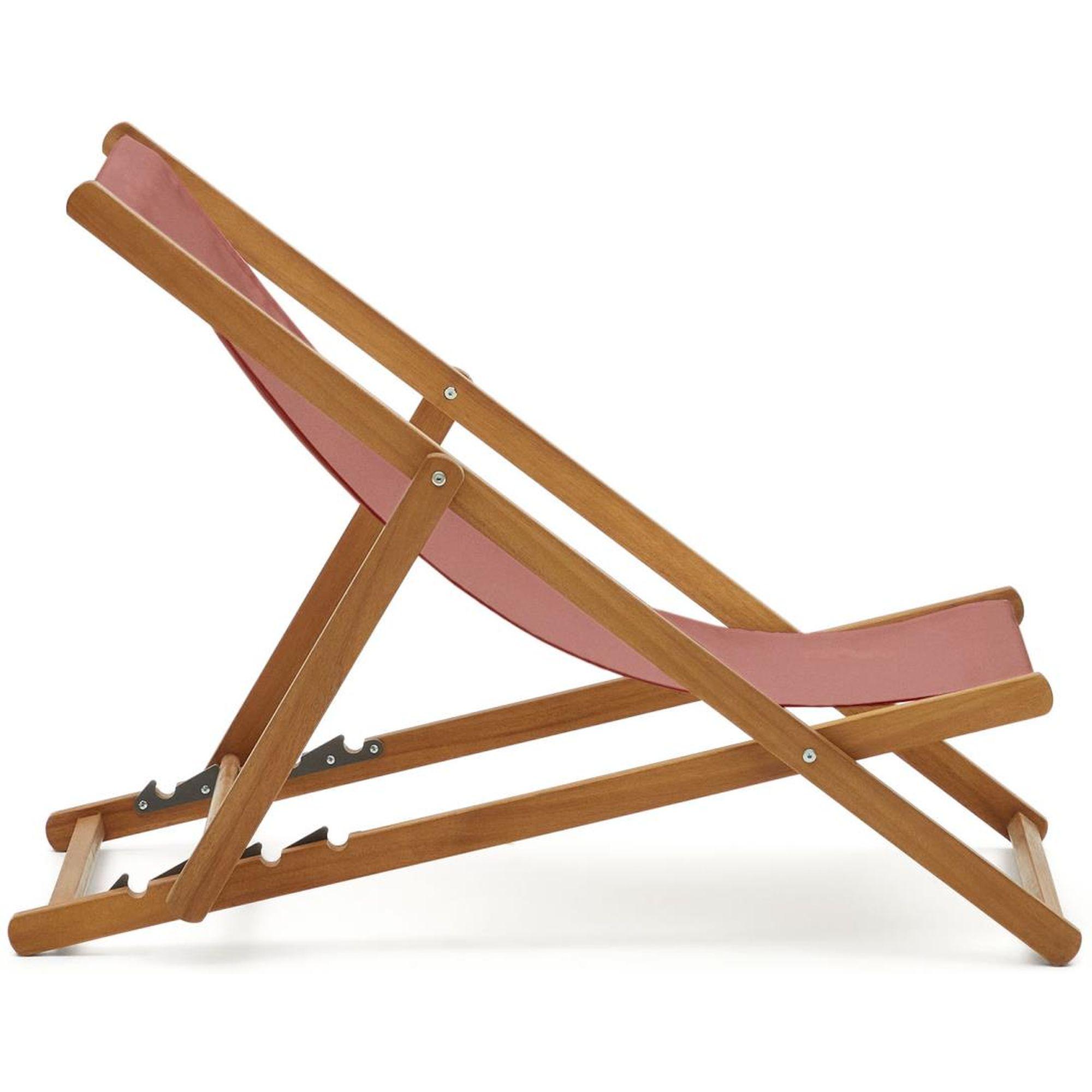 Liegestuhl Lounger terrakotta (verstellbar)
