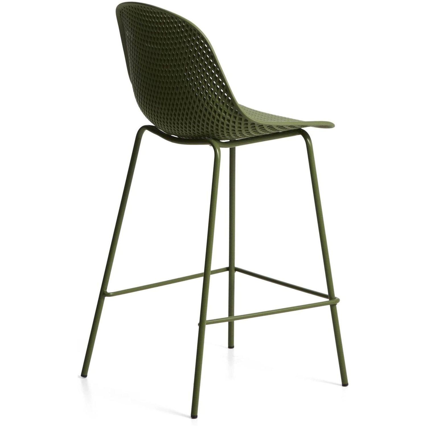 Barhocker Outdoor Garten Quinby Quinby grün Sitzhöhe 65