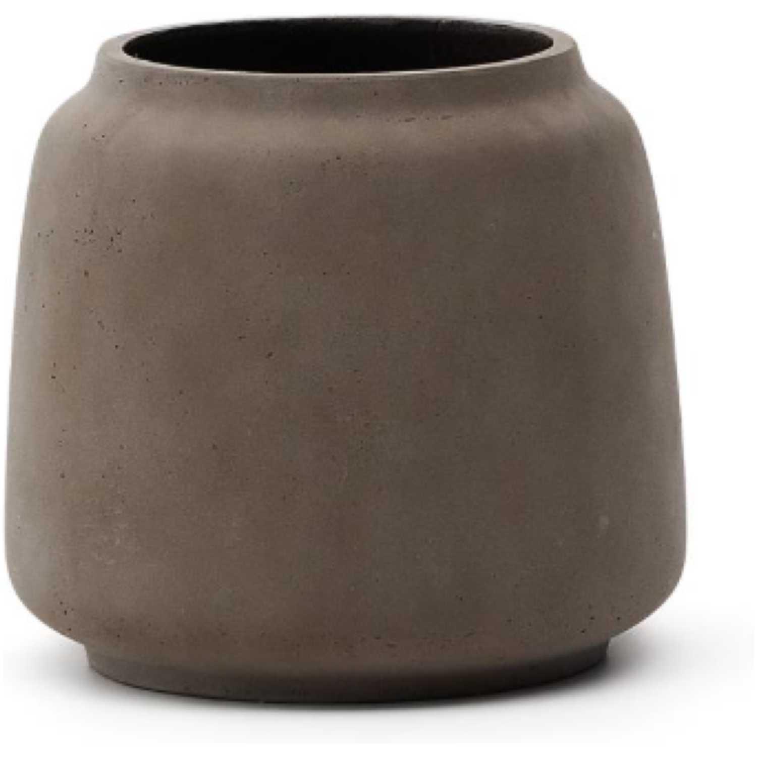 Blumentopf rund Lira in Terrakottaoptik 40x40