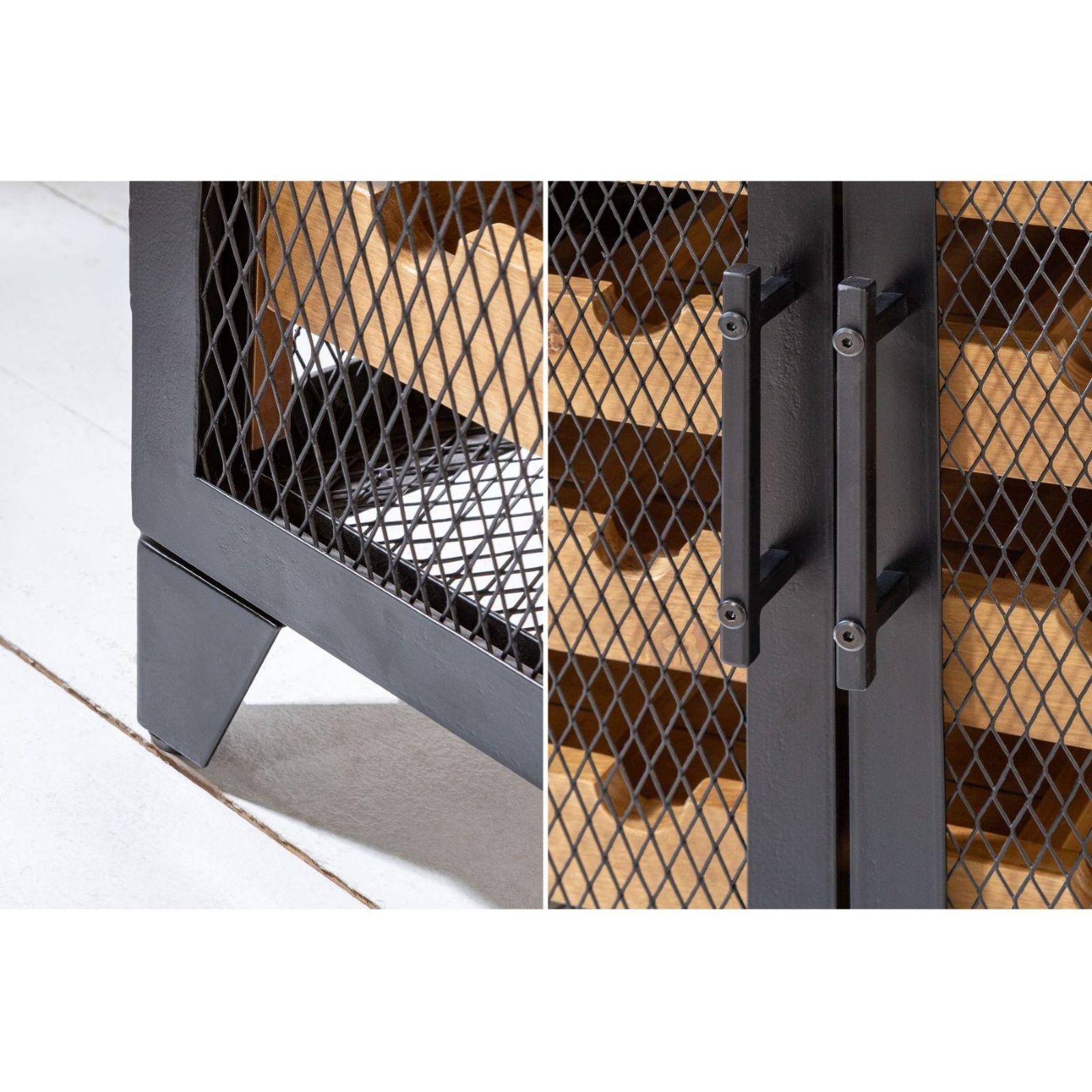 Weinschrank Winery 127cm Pinienholz natur