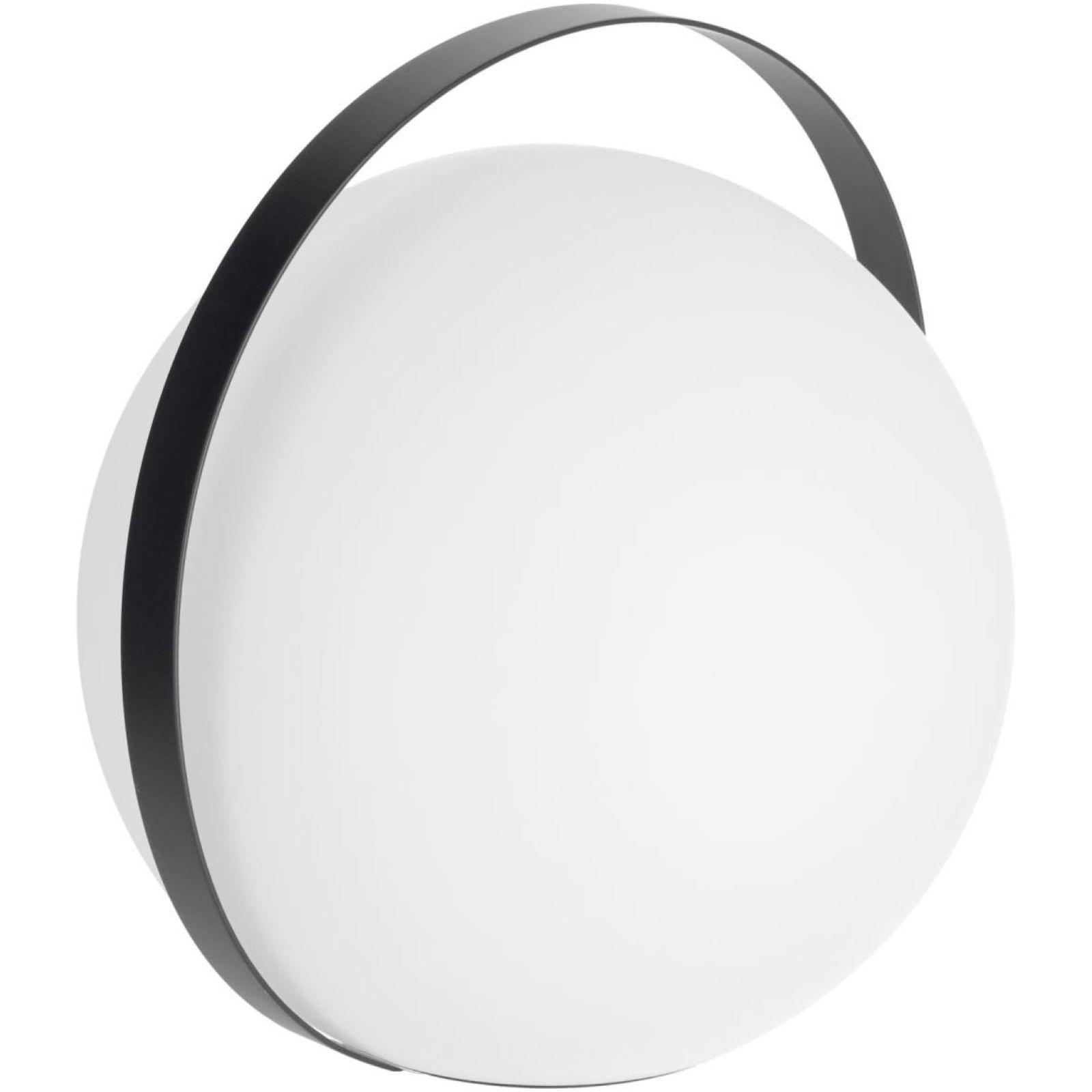 Dinesh Tischlampe mit schwarzem Stahlgriff